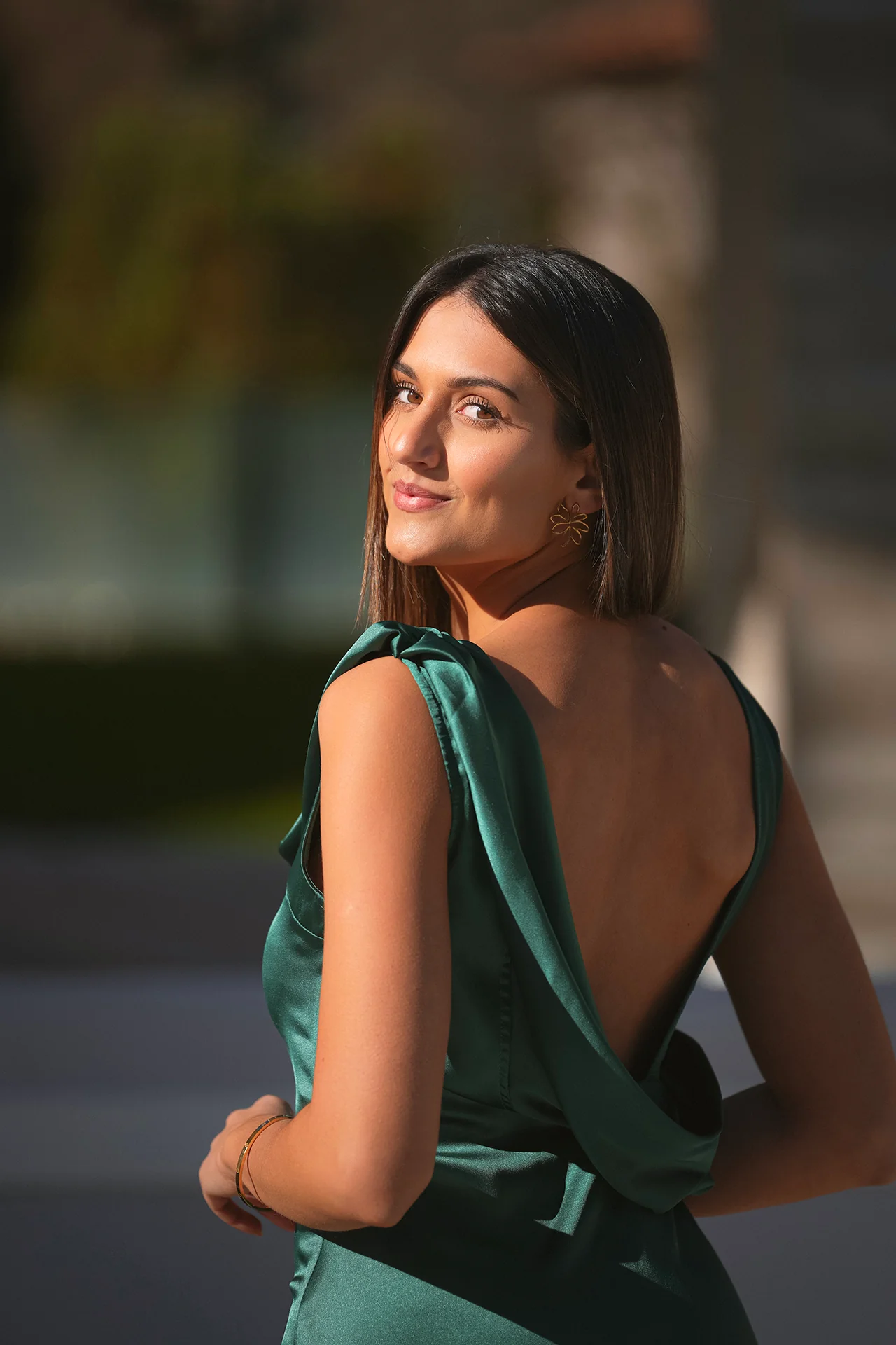 VESTIDO 'AGADIR' VERDE GARRAFA - Image 4