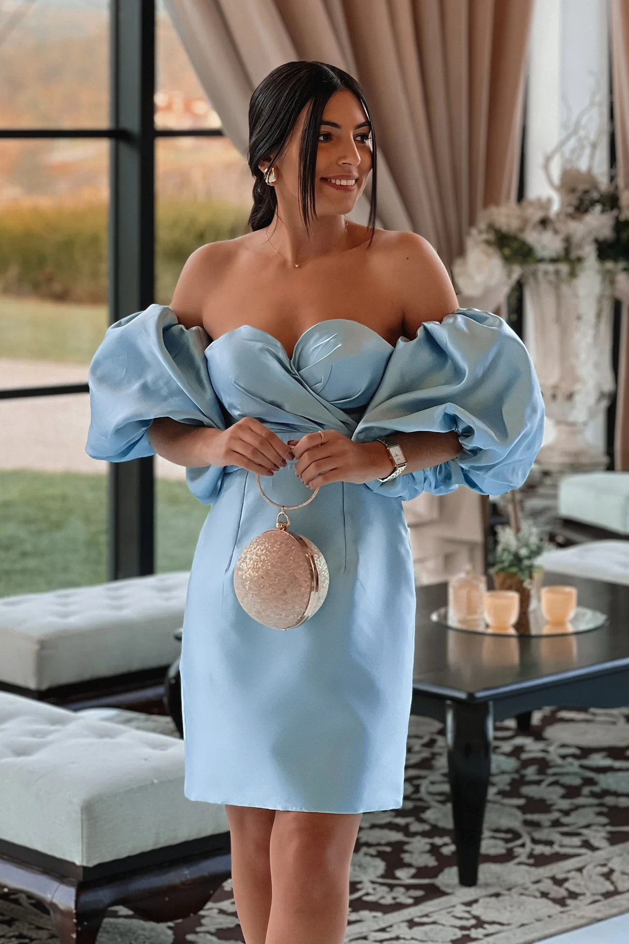 VESTIDO 'ANITA' BABY BLUE - Image 3