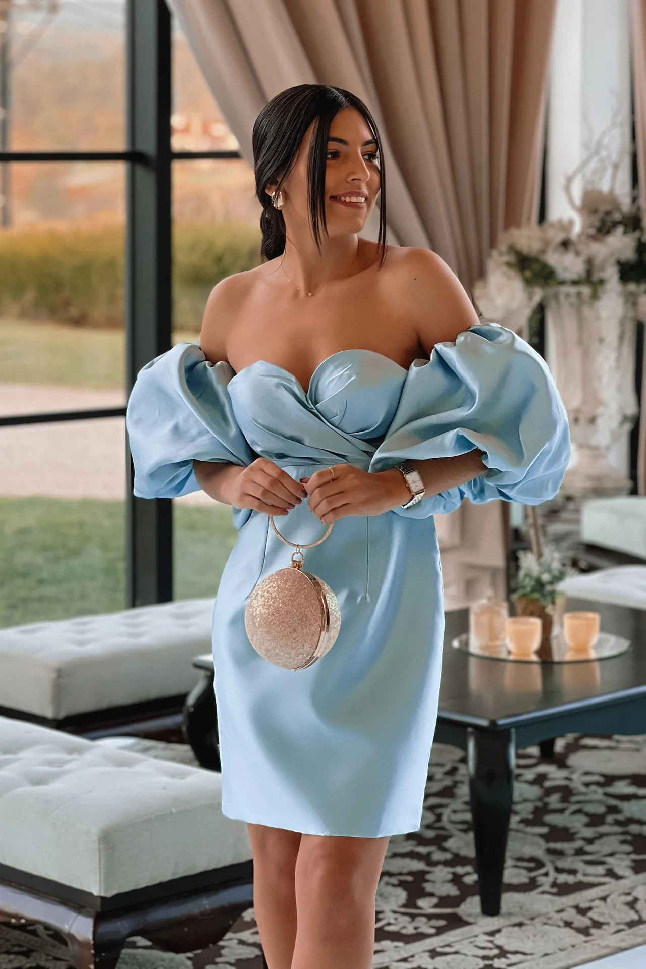 VESTIDO 'ANITA' BABY BLUE - Image 4