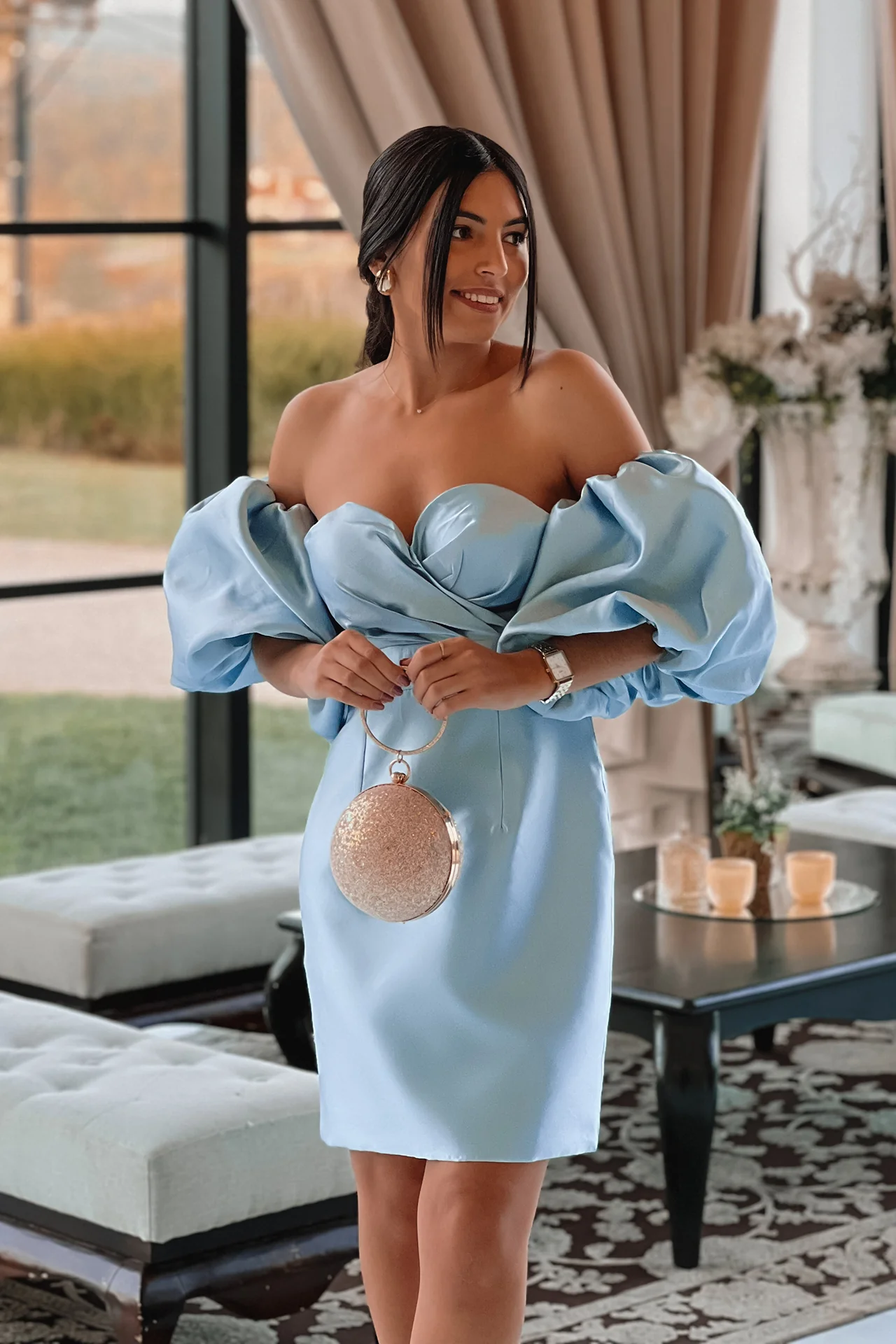 VESTIDO 'ANITA' BABY BLUE - Image 5