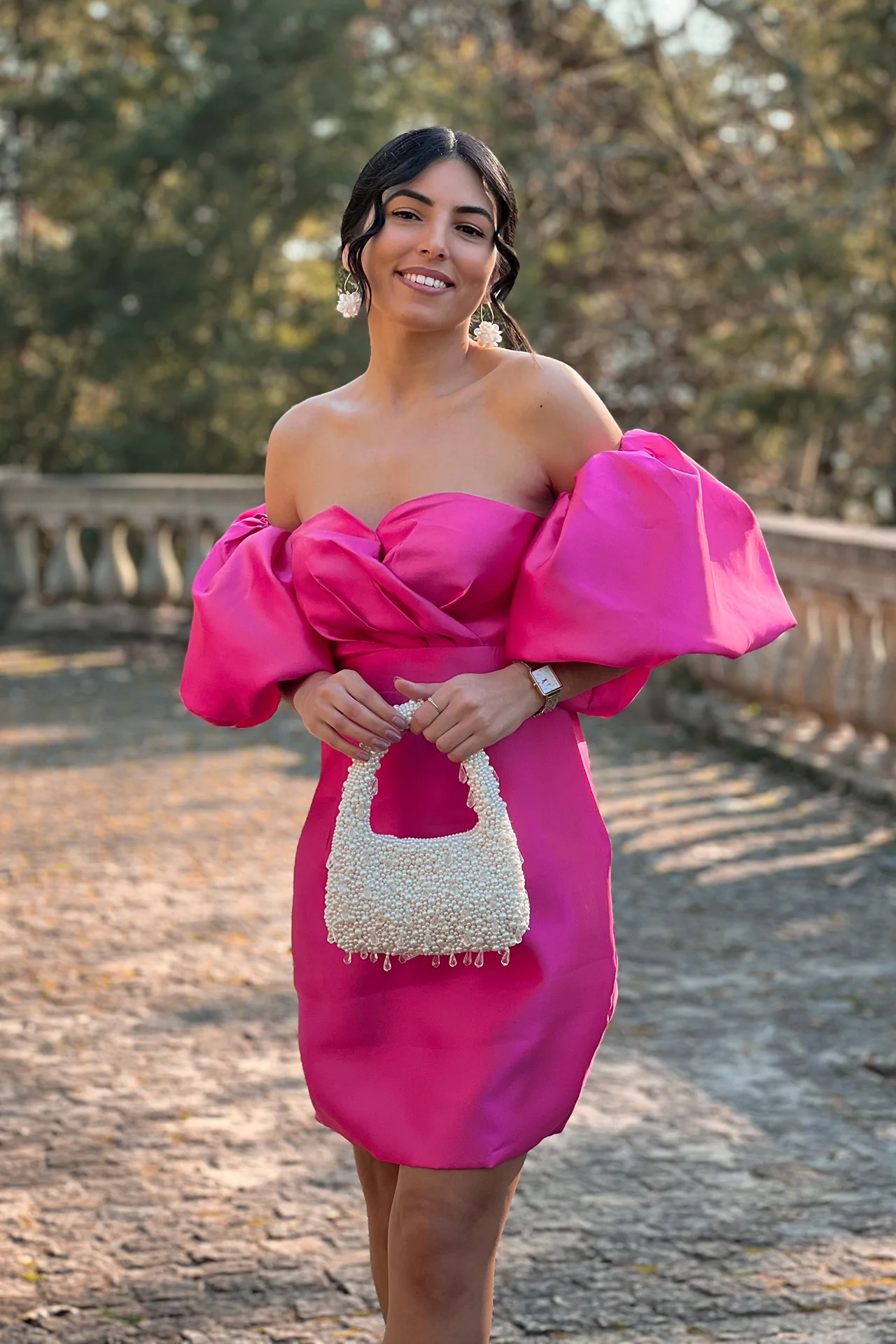 VESTIDO 'ANITA' FUCSIA - Image 2