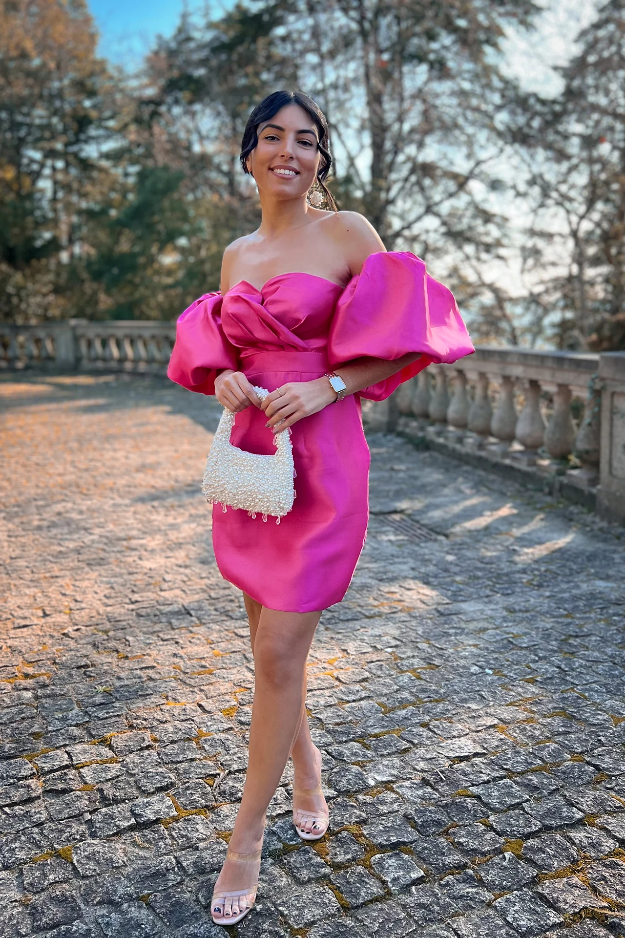 VESTIDO 'ANITA' FUCSIA - Image 3