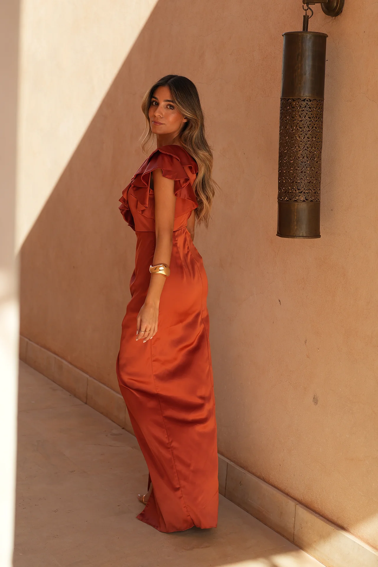 VESTIDO 'CELLY' TERRACOTTA - Image 3