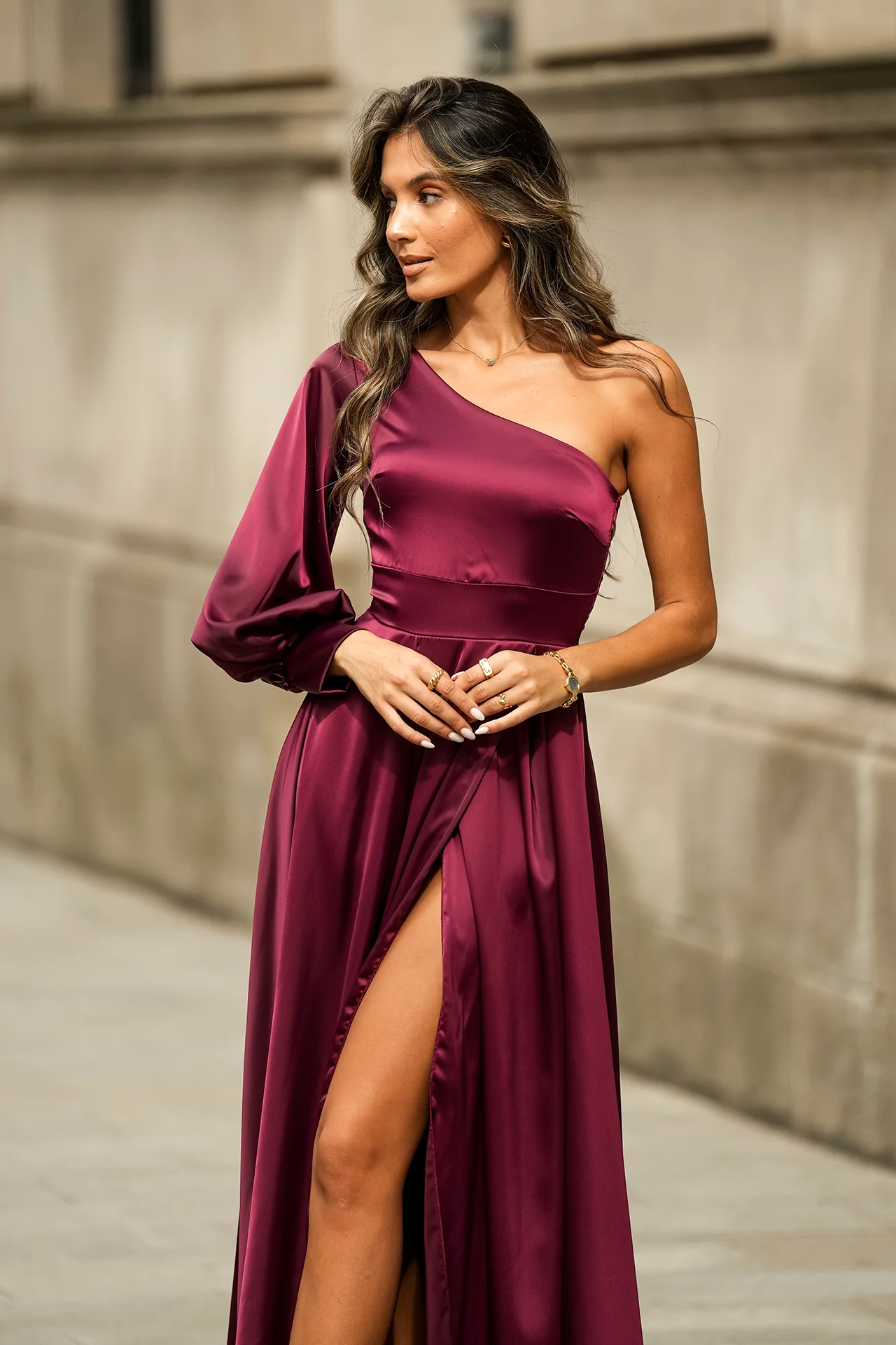 VESTIDO 'FIRENZE' BURGUNDY - Image 2