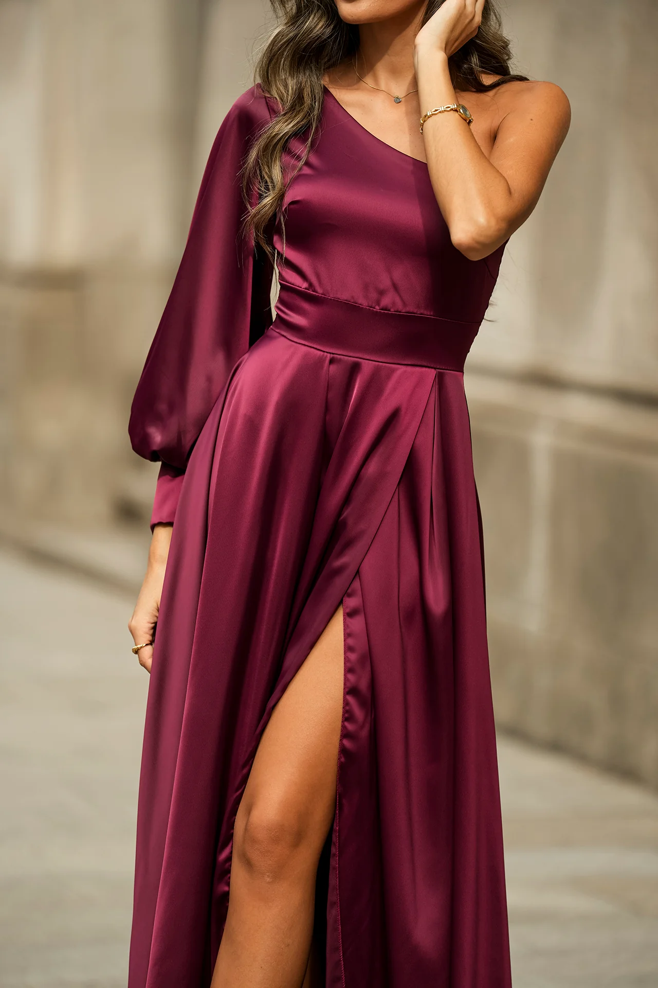 VESTIDO 'FIRENZE' BURGUNDY - Image 4