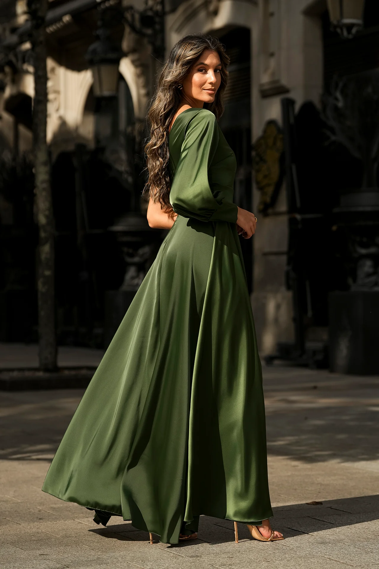 VESTIDO 'FIRENZE' VERDE OLIVA - Image 3