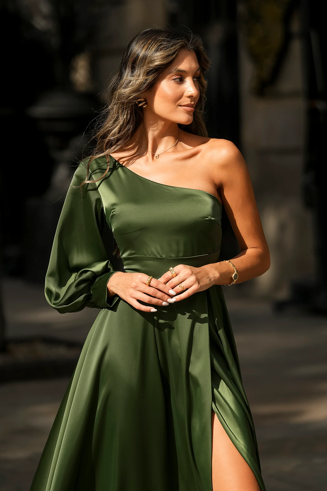 VESTIDO 'FIRENZE' VERDE OLIVA - Image 5