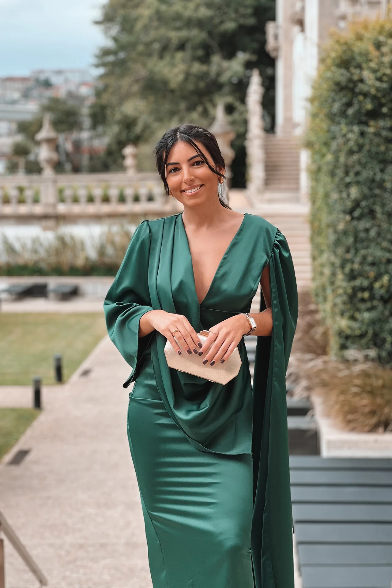 VESTIDO 'FRANCIS' VERDE GARRAFA - Image 6