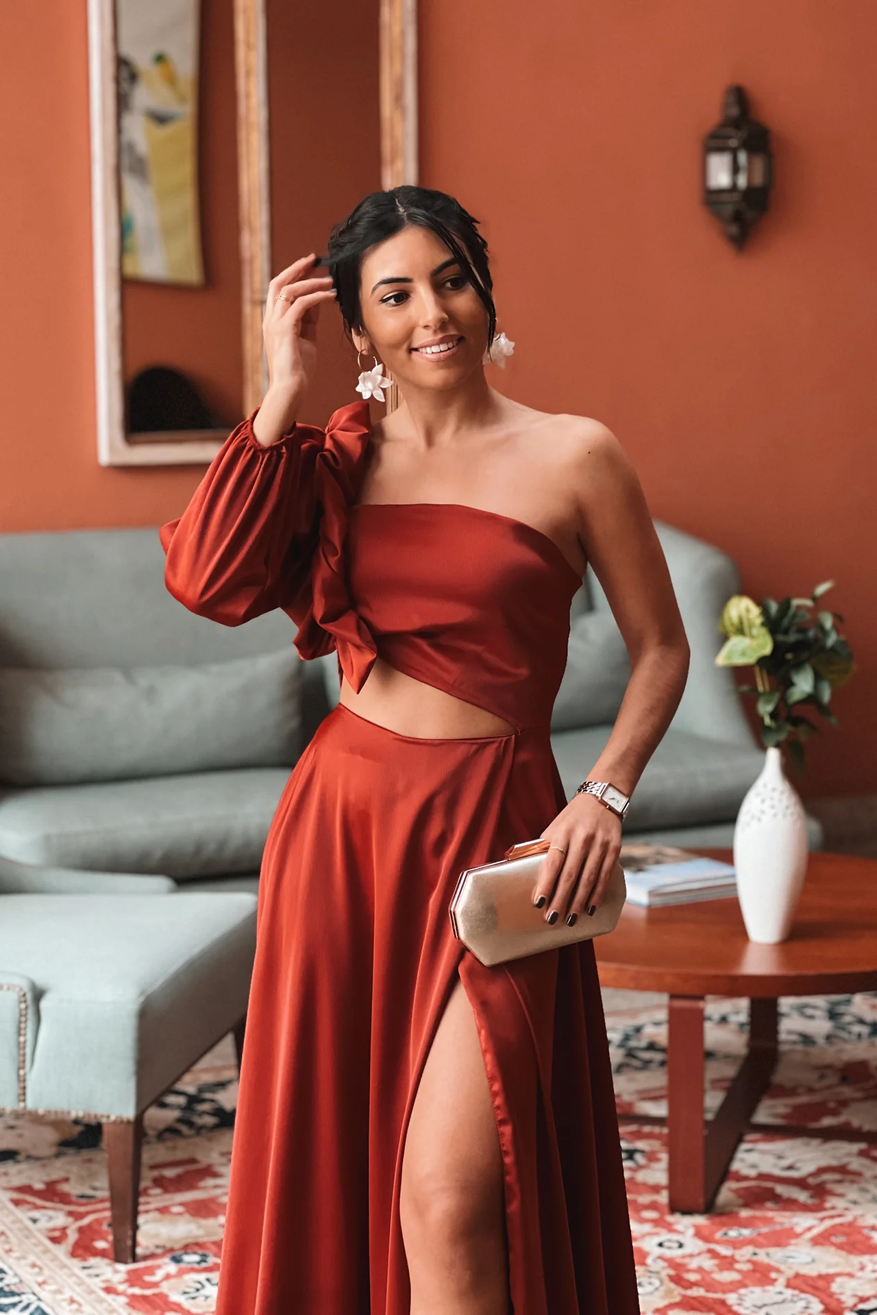 VESTIDO 'JOLENE' TIJOLO - Image 2