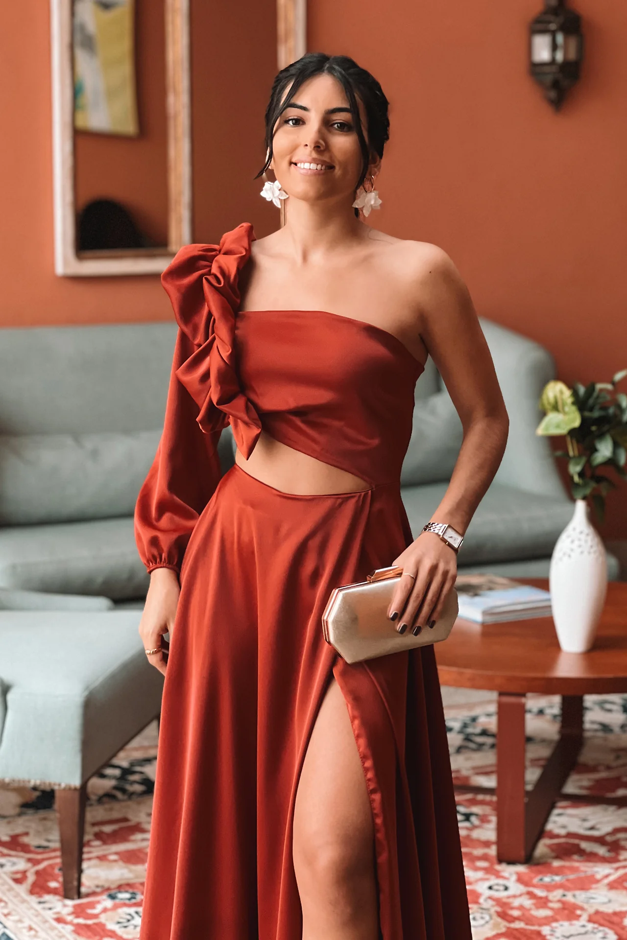 VESTIDO 'JOLENE' TIJOLO - Image 6