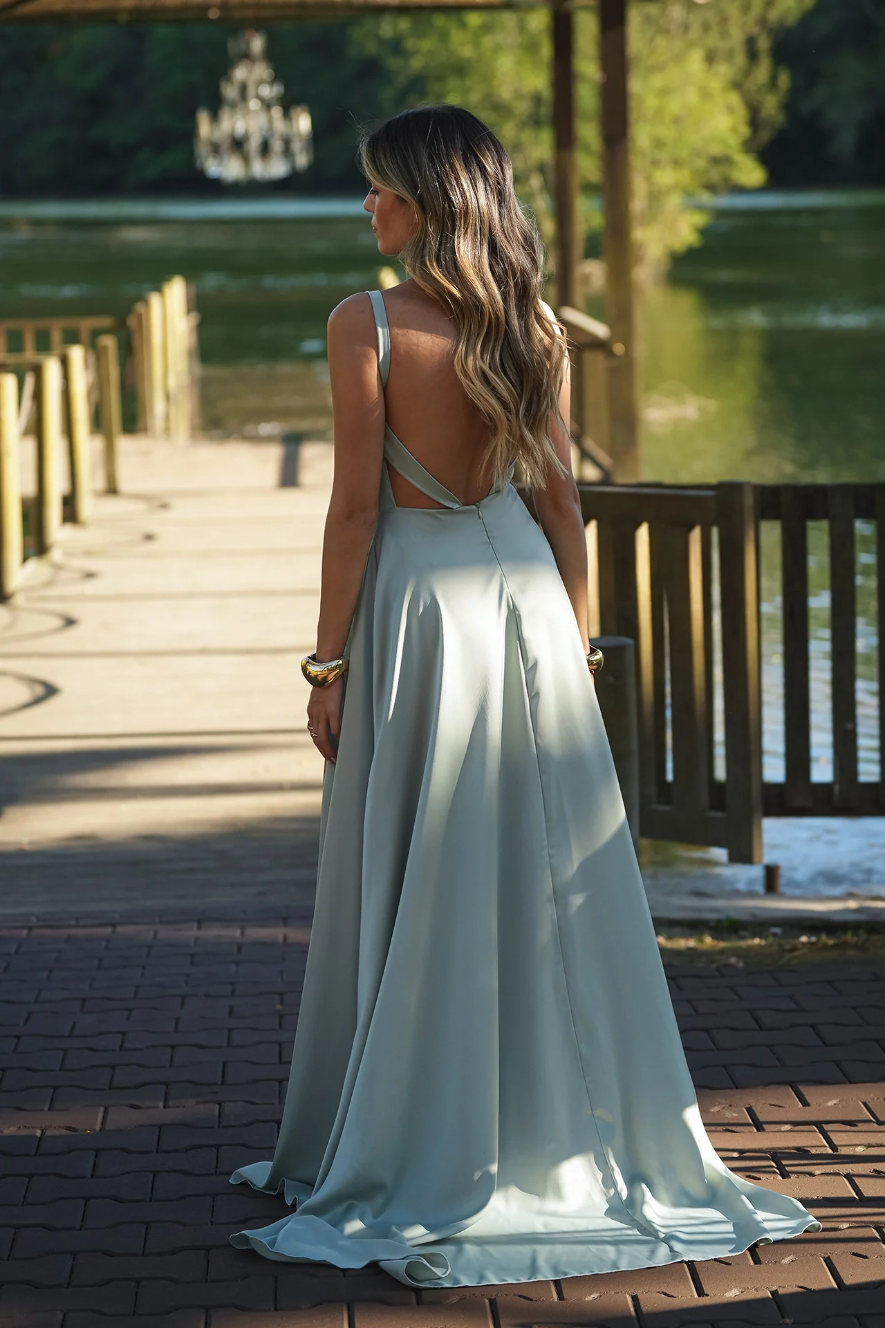 VESTIDO 'LOAN' VERDE SECO - Image 4