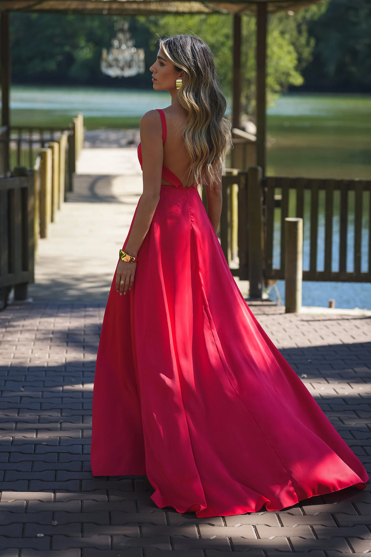 VESTIDO 'LOAN' VERMELHO - Image 3