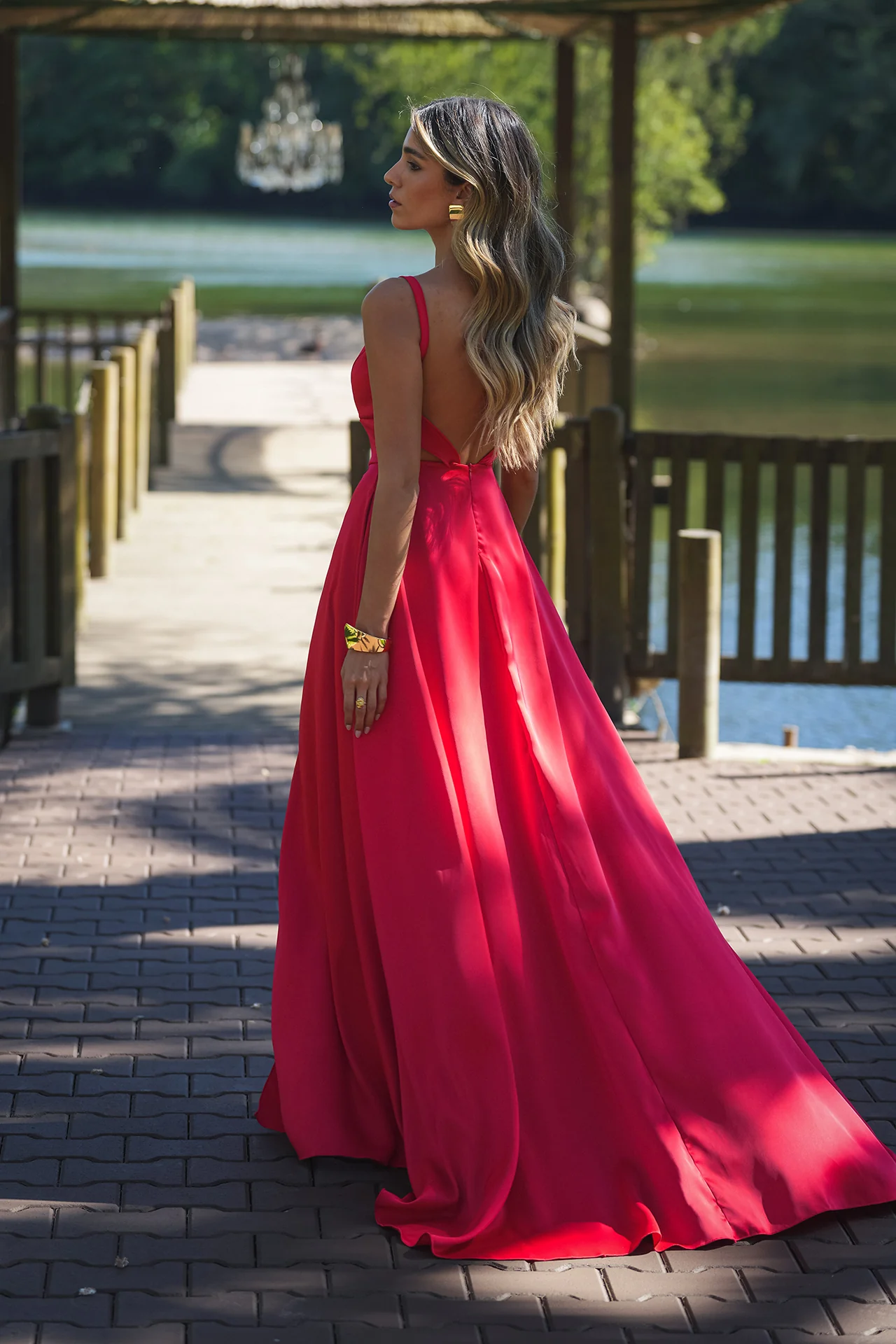 VESTIDO 'LOAN' VERMELHO - Image 5