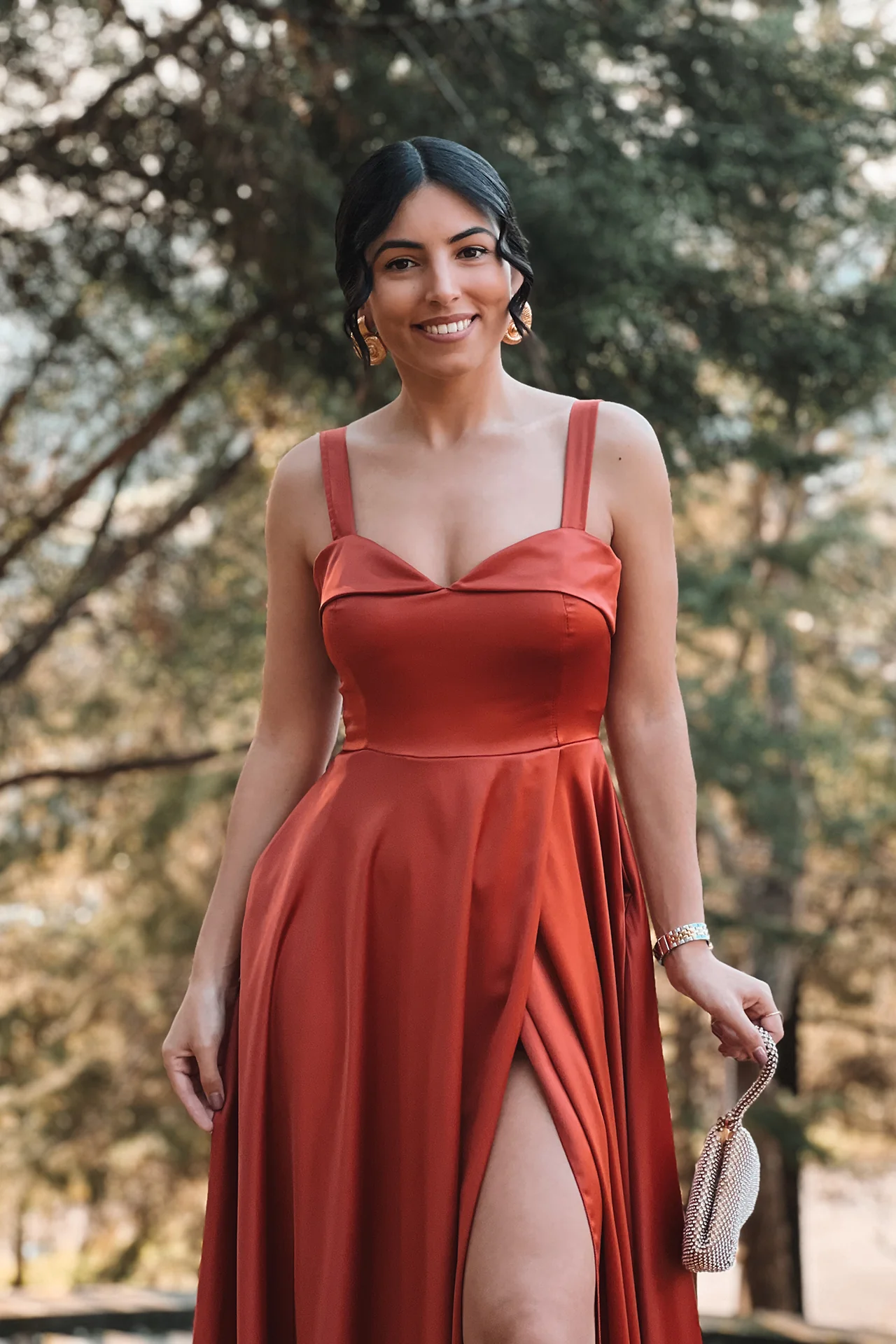 VESTIDO 'MARCELA' TERRACOTTA - Image 5