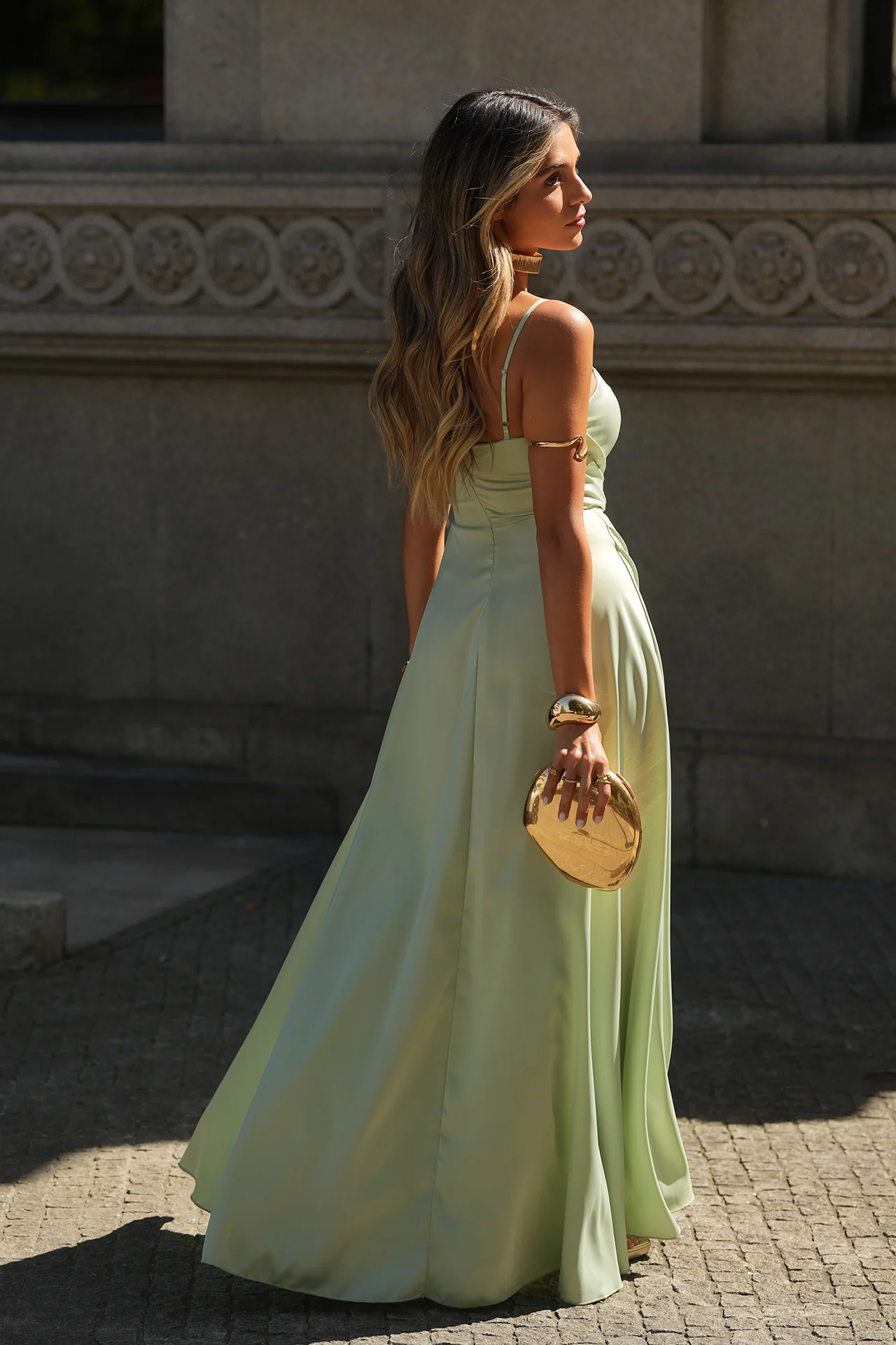 VESTIDO 'AURORA' SAGE GREEN - Image 3