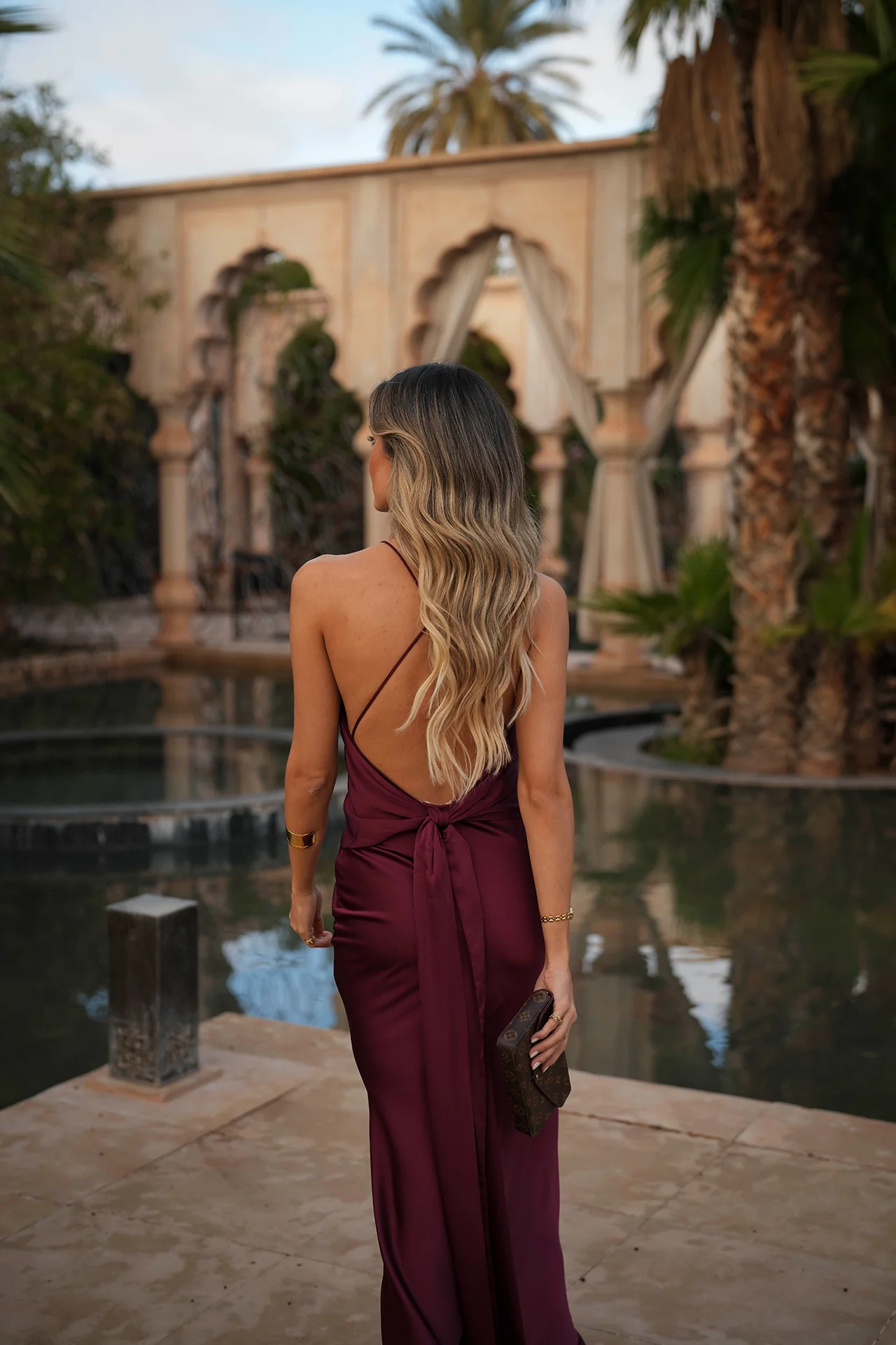 VESTIDO 'BIANCA' BURGUNDY - Image 3
