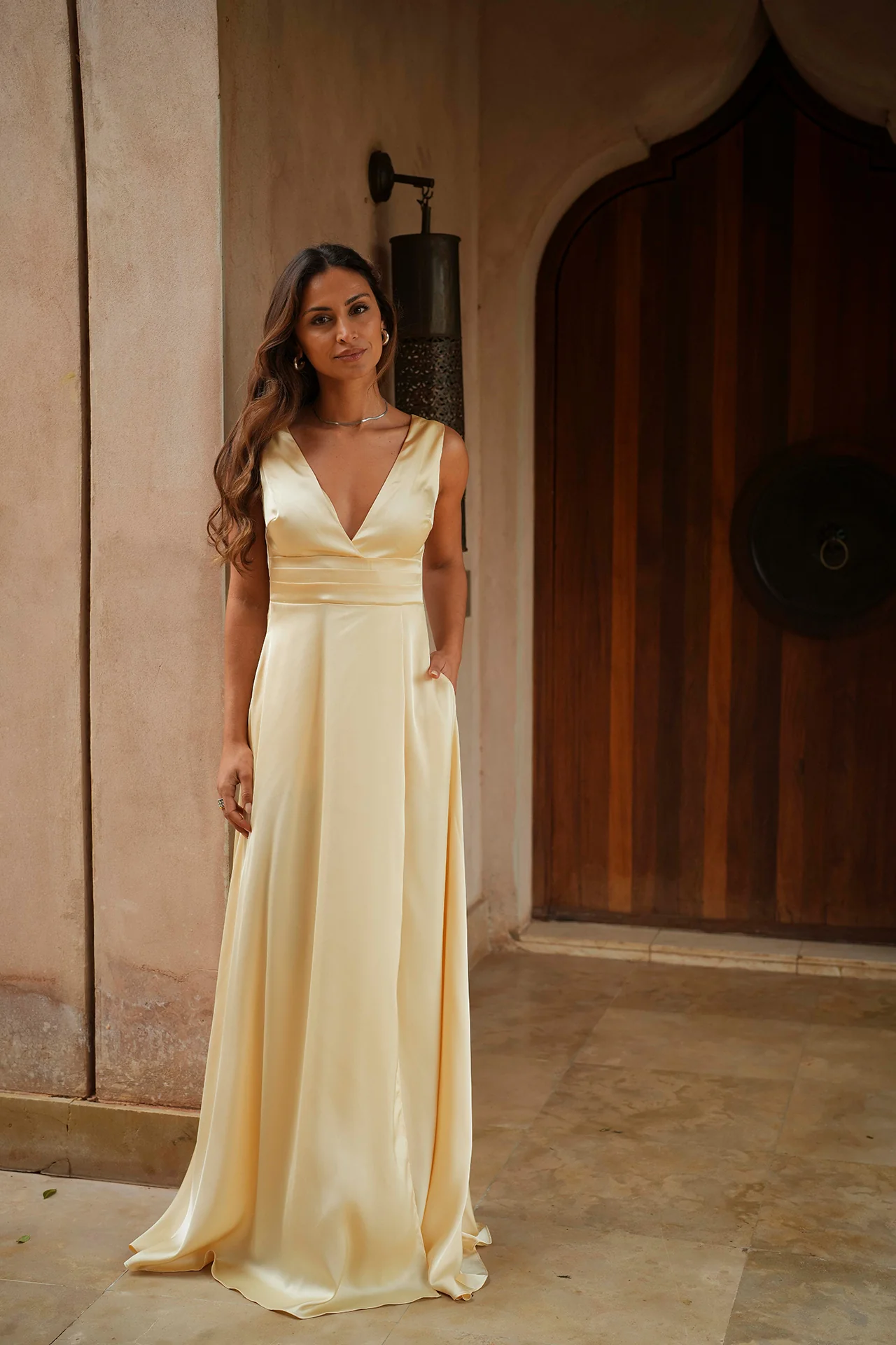VESTIDO 'CAMILLA' PASTEL YELLOW - Image 3