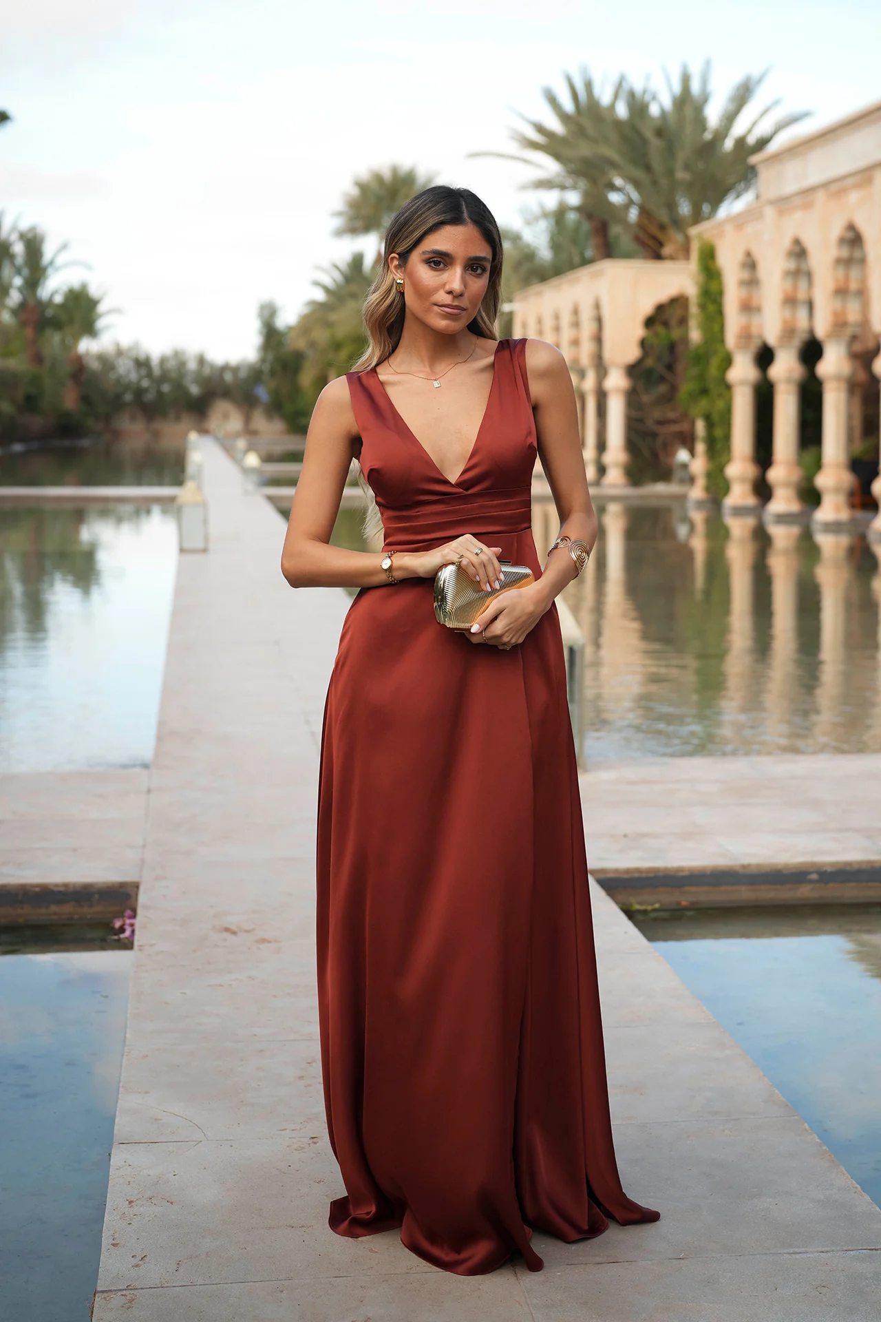 VESTIDO 'CAMILLA' TERRACOTTA - Image 6