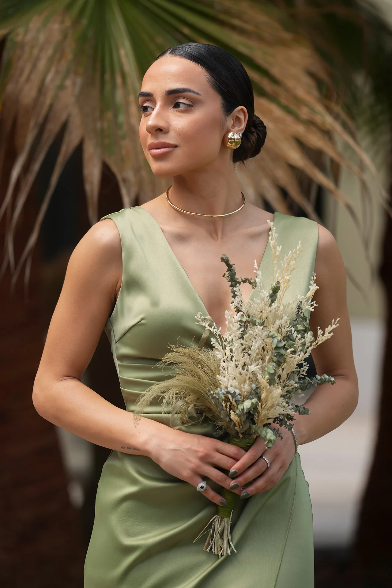 VESTIDO 'CLOE' SOFT OLIVA - Image 5