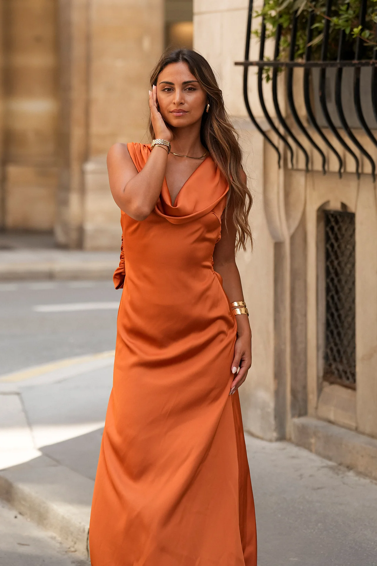 VESTIDO 'CLOVELY' SOFT TERRACOTTA - Image 6