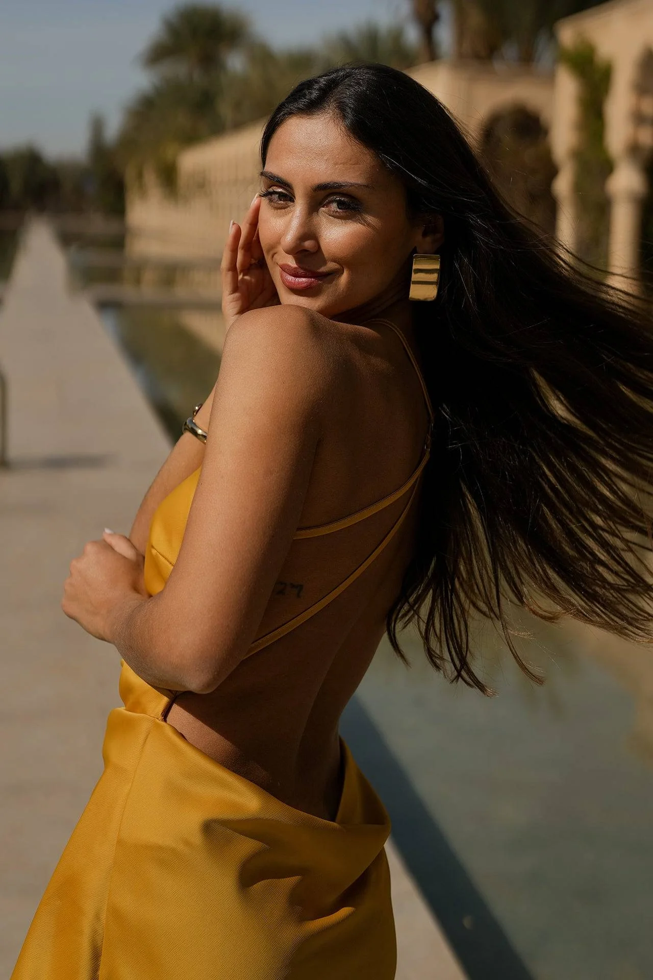VESTIDO 'DELILAH' MOSTARDA - Image 4