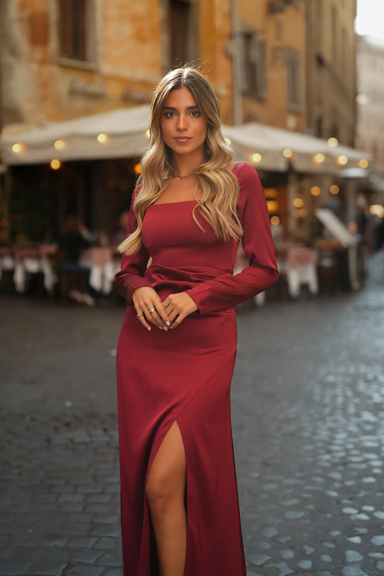 VESTIDO 'DINORA' BORDÔ - Image 7
