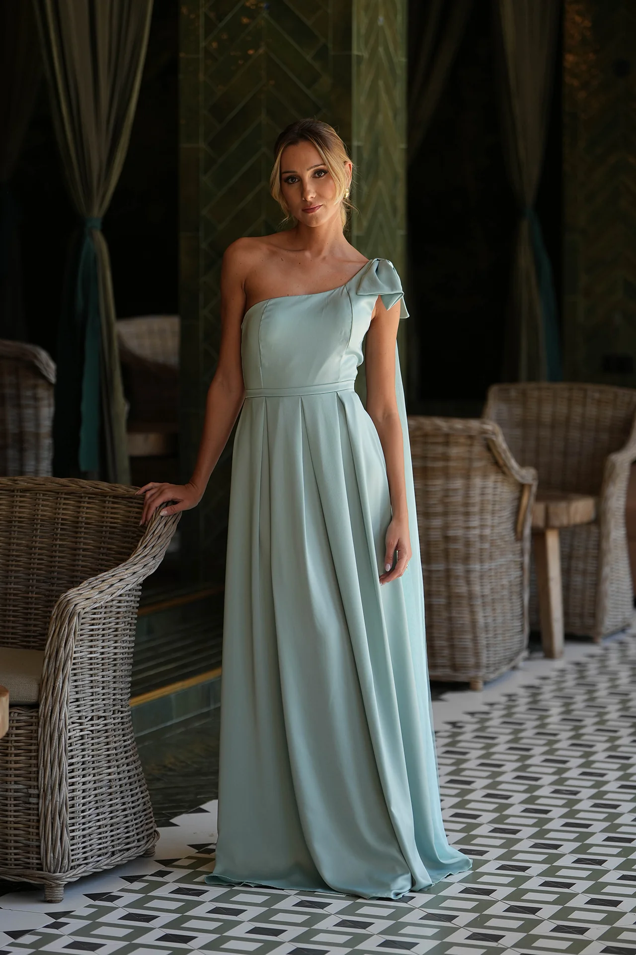 VESTIDO 'FELICIA' SAGE BLUE - Image 5