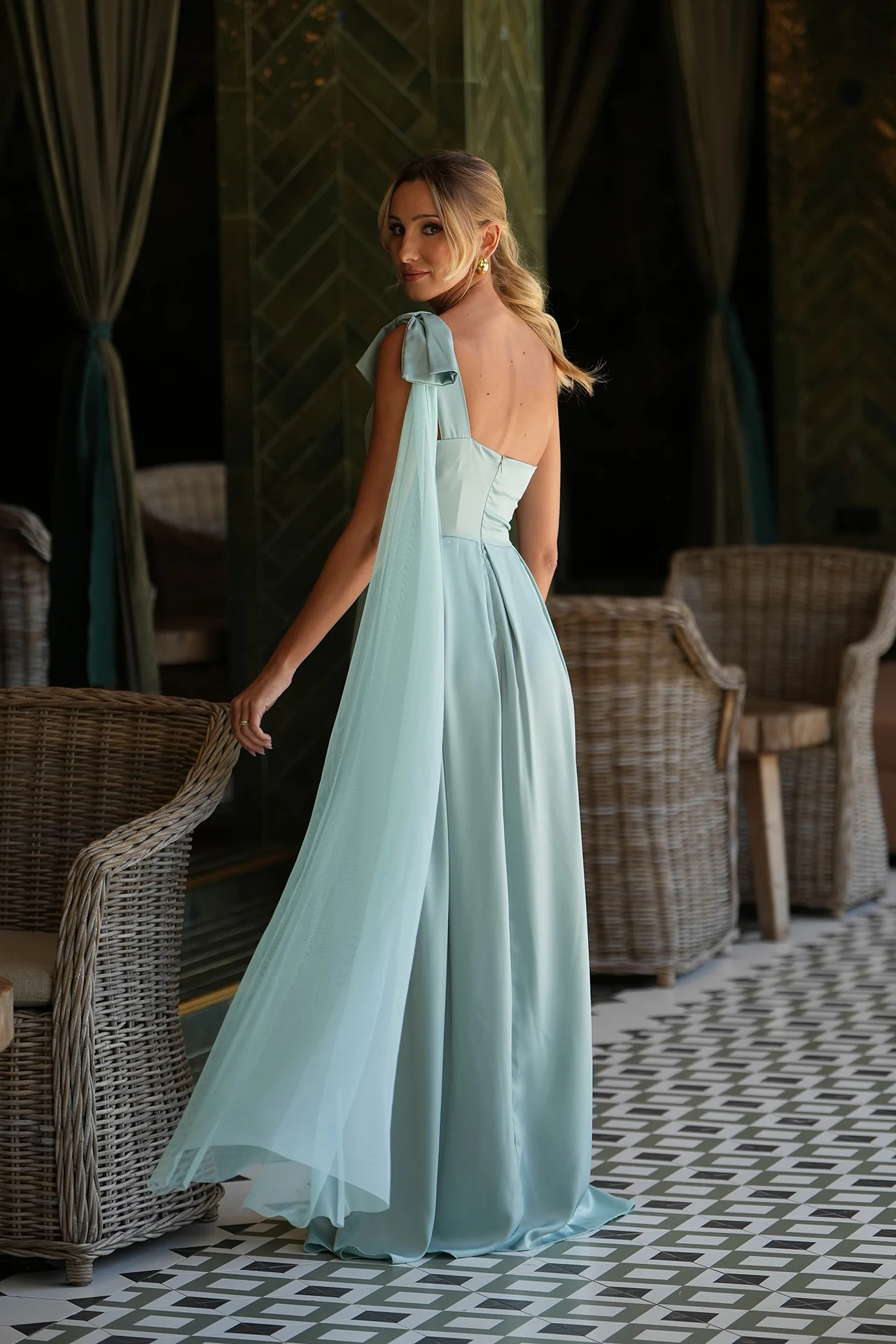 VESTIDO 'FELICIA' SAGE BLUE - Image 6