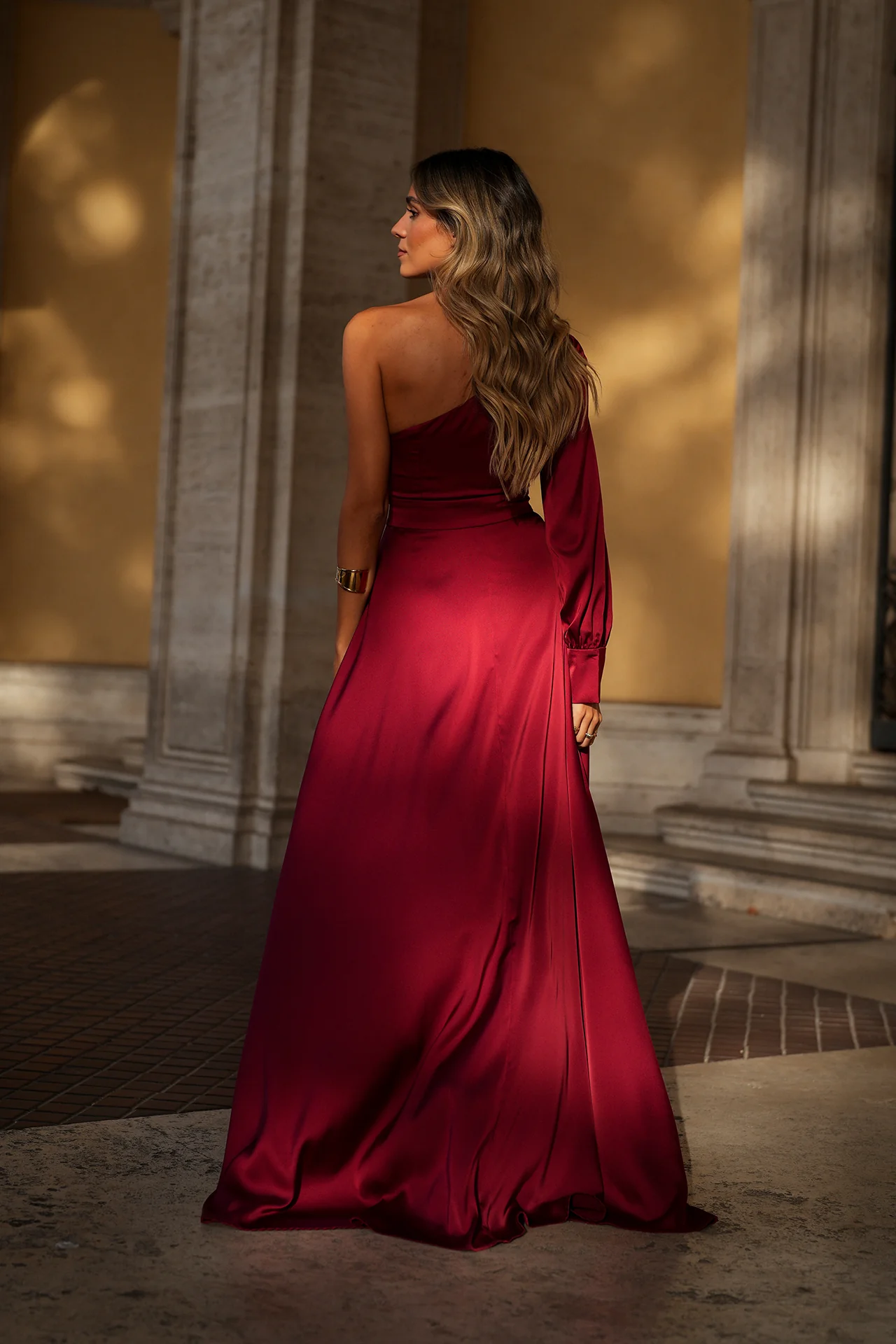 VESTIDO 'FIRENZE' BORDÔ - Image 3