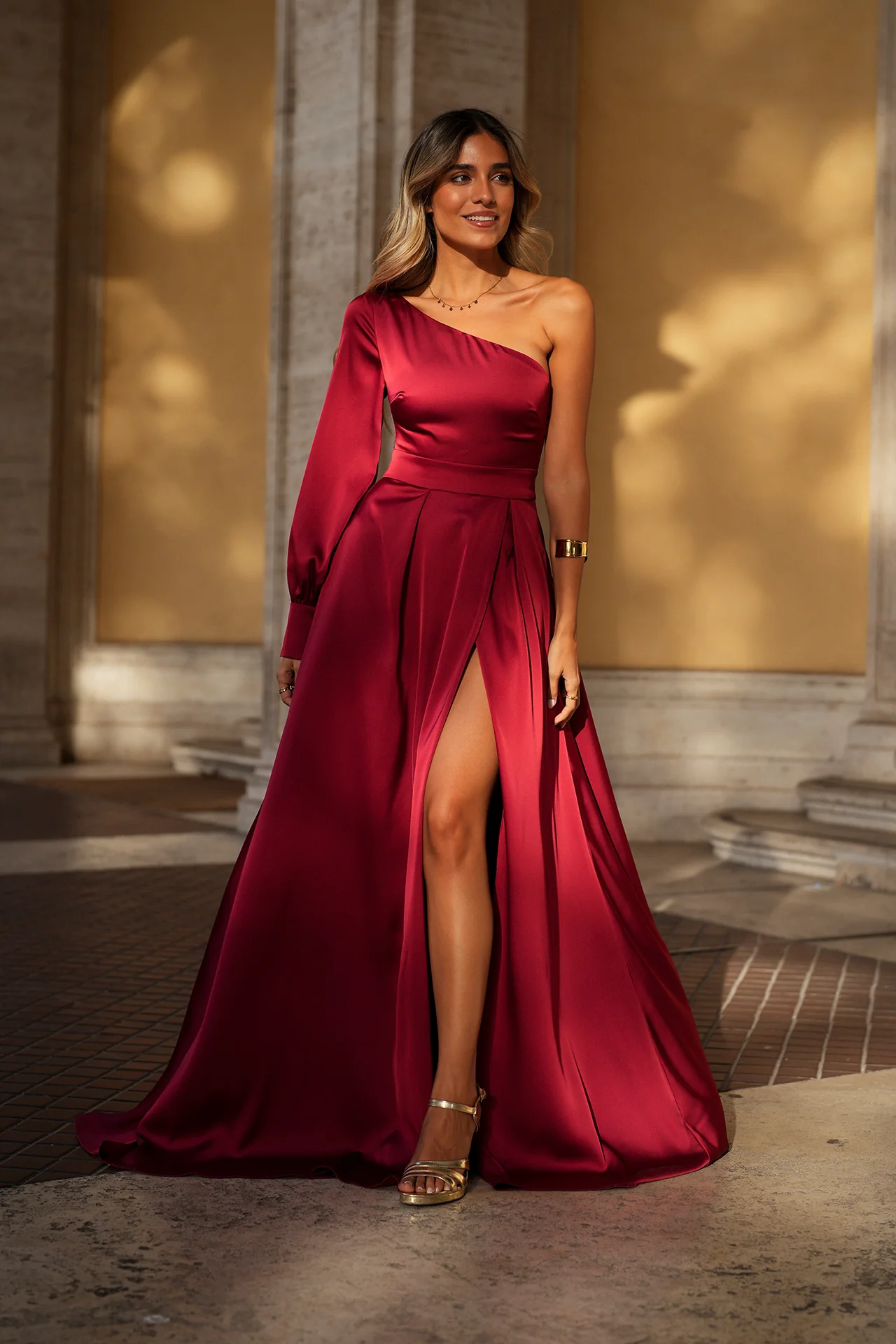 VESTIDO 'FIRENZE' BORDÔ - Image 5