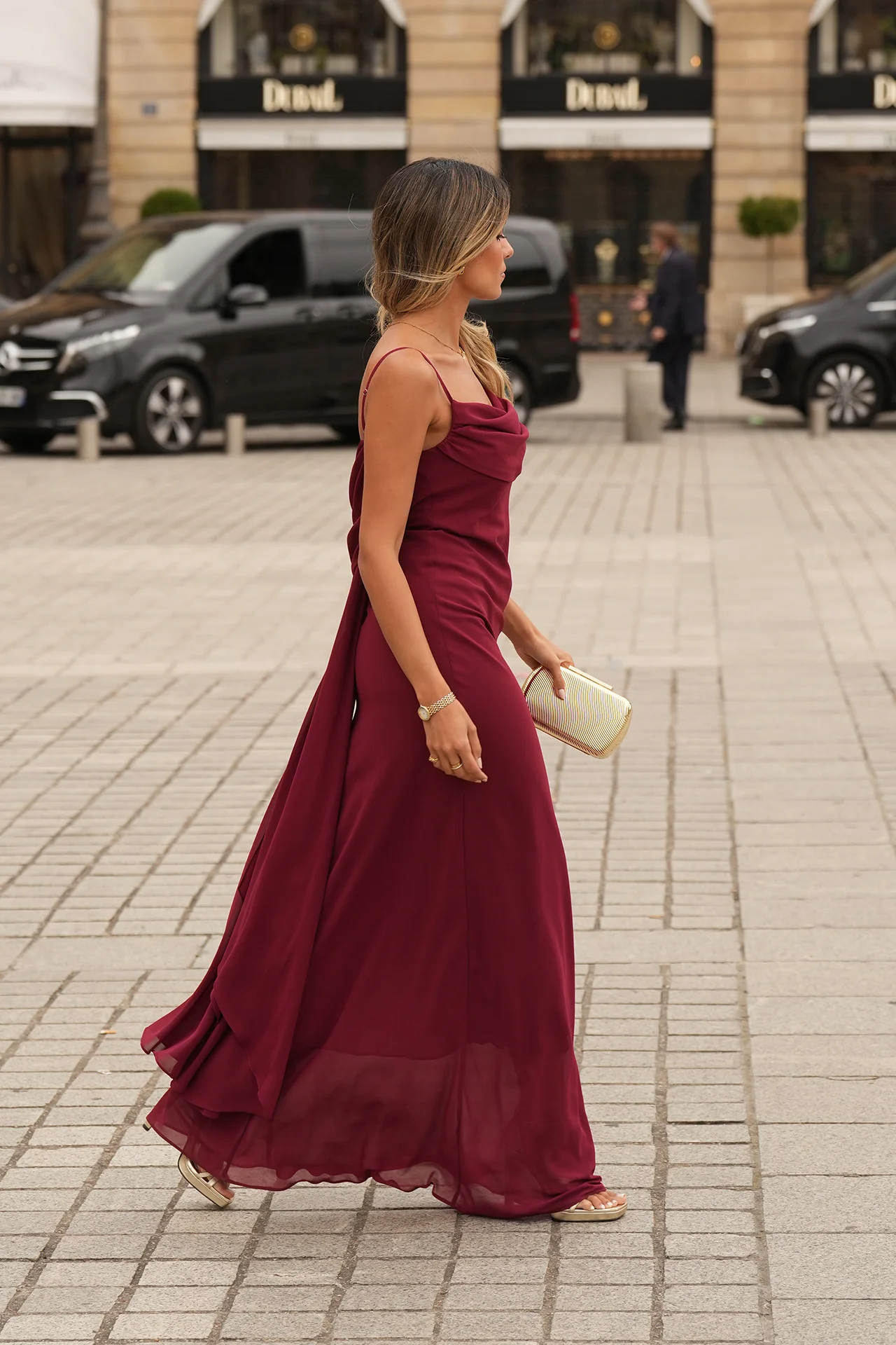 VESTIDO 'FONTELINA' BORDÔ - Image 7