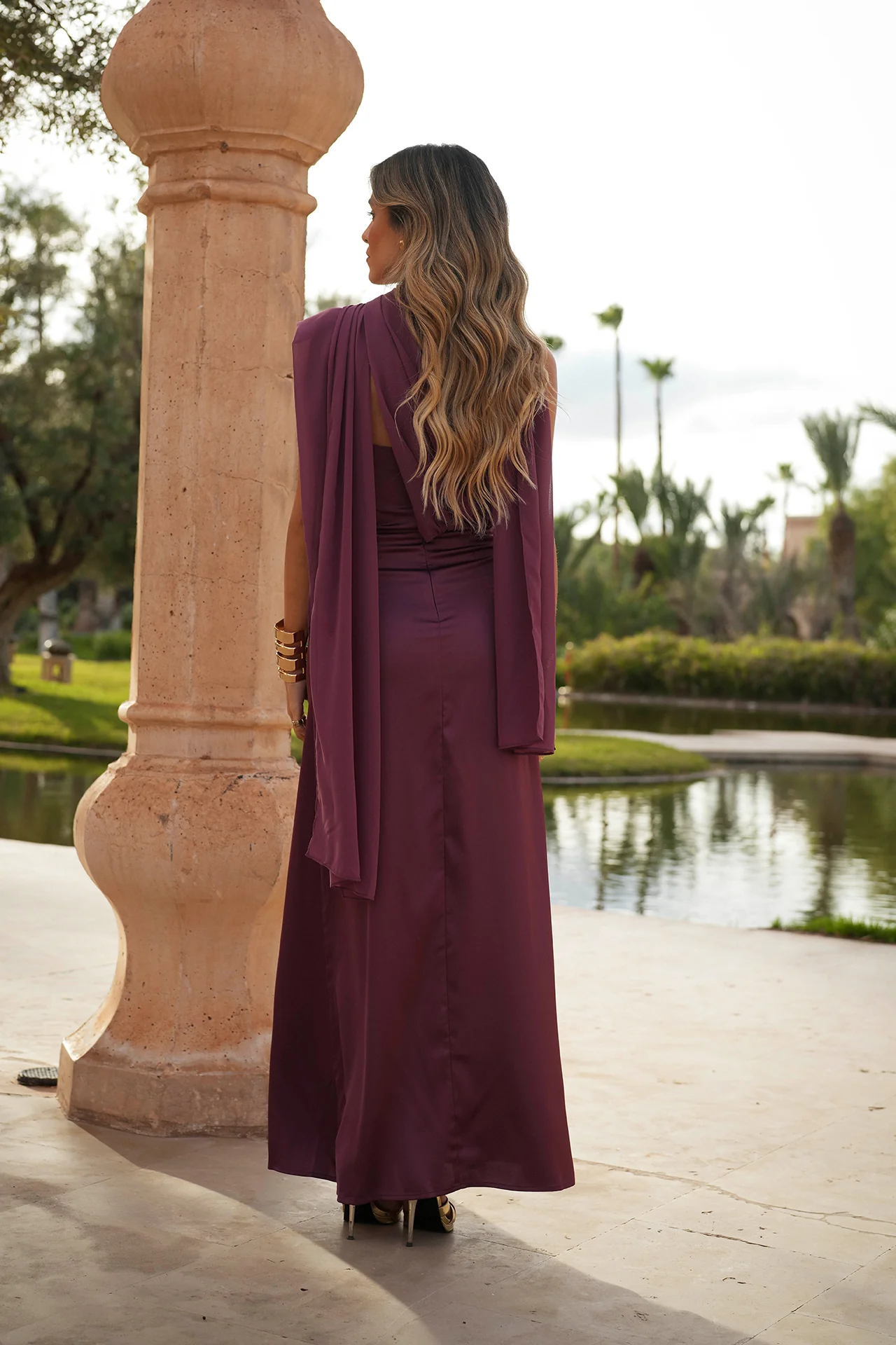 VESTIDO 'GARDEN' MALVA - Image 5