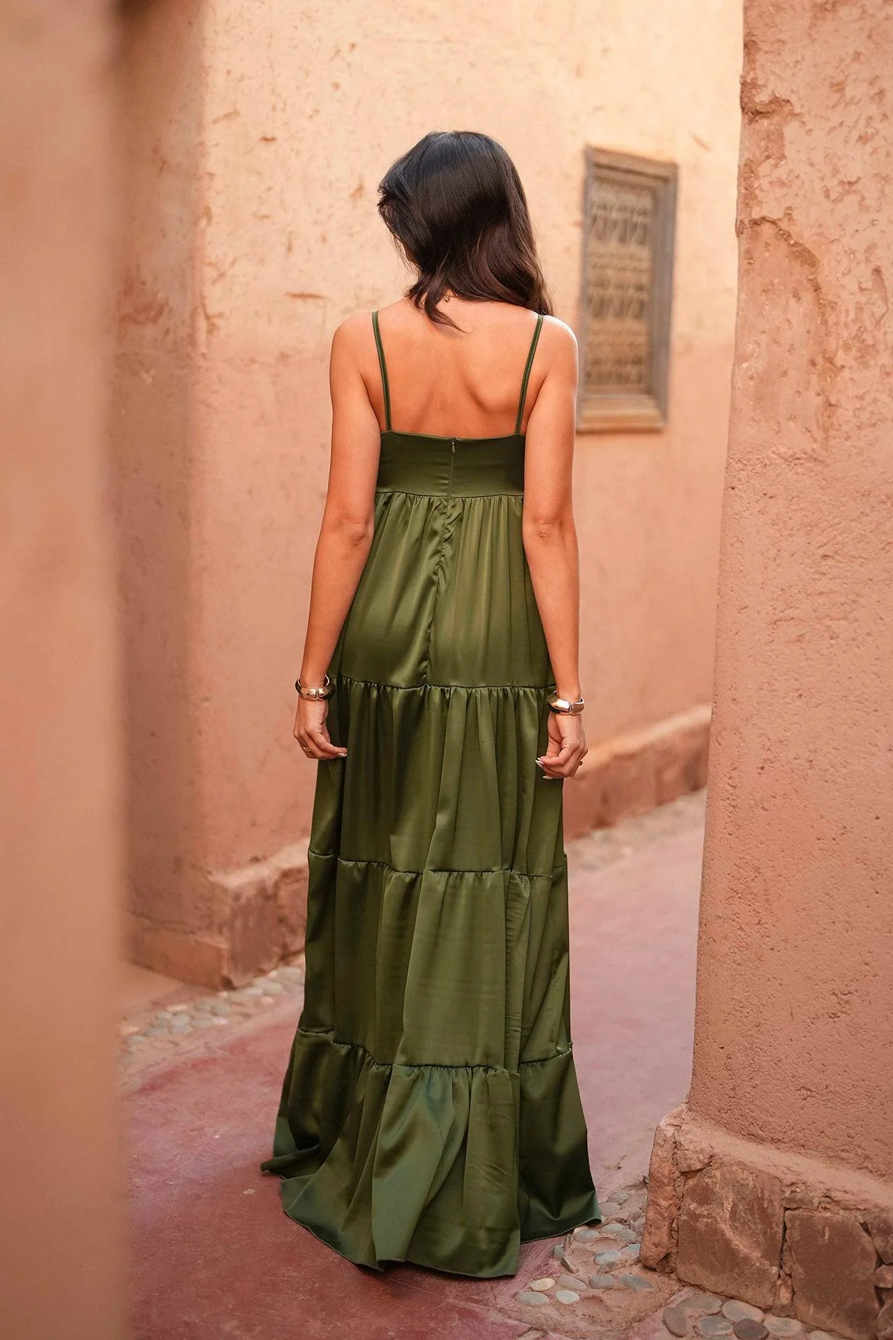 VESTIDO 'GIGI' VERDE OLIVA - Image 3