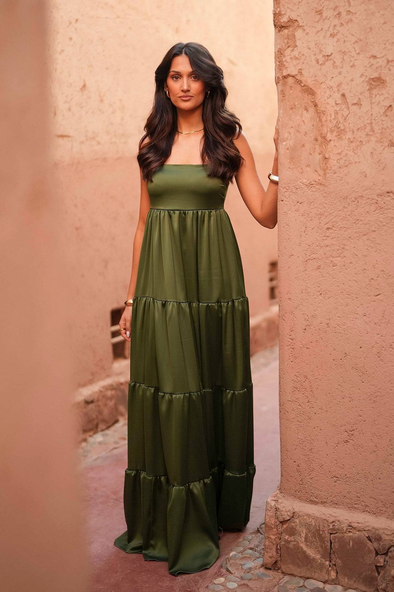 VESTIDO 'GIGI' VERDE OLIVA - Image 4