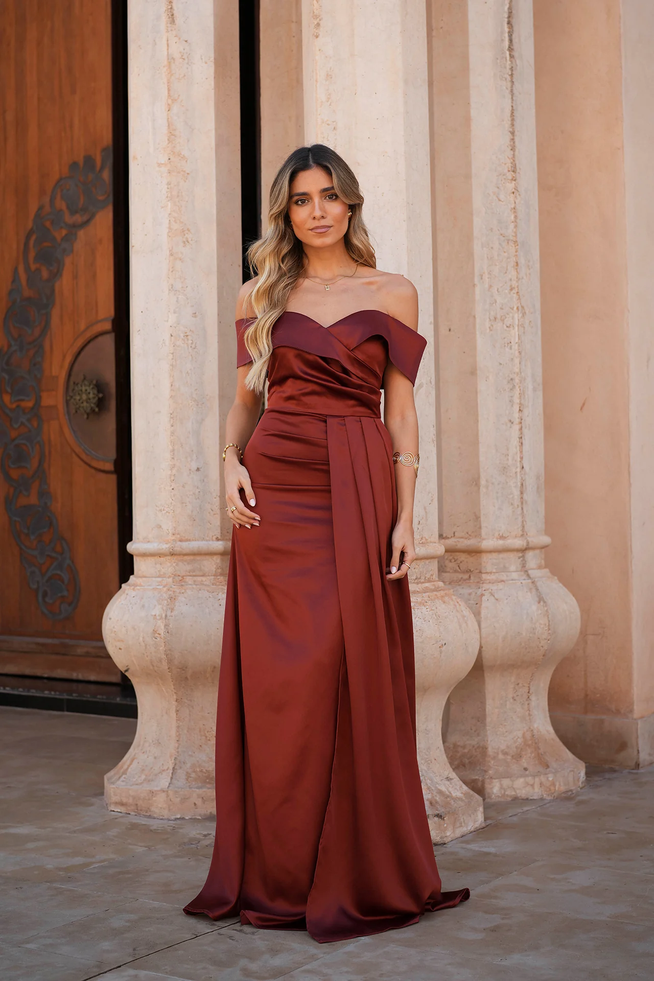 VESTIDO 'GIULIA' WARM TERRACOTTA - Image 4