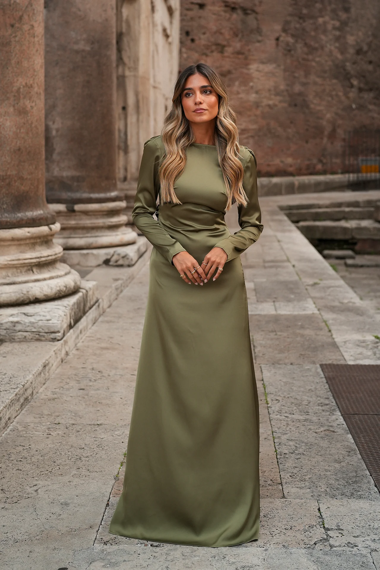 VESTIDO 'GRACELYN' SOFT OLIVA - Image 4