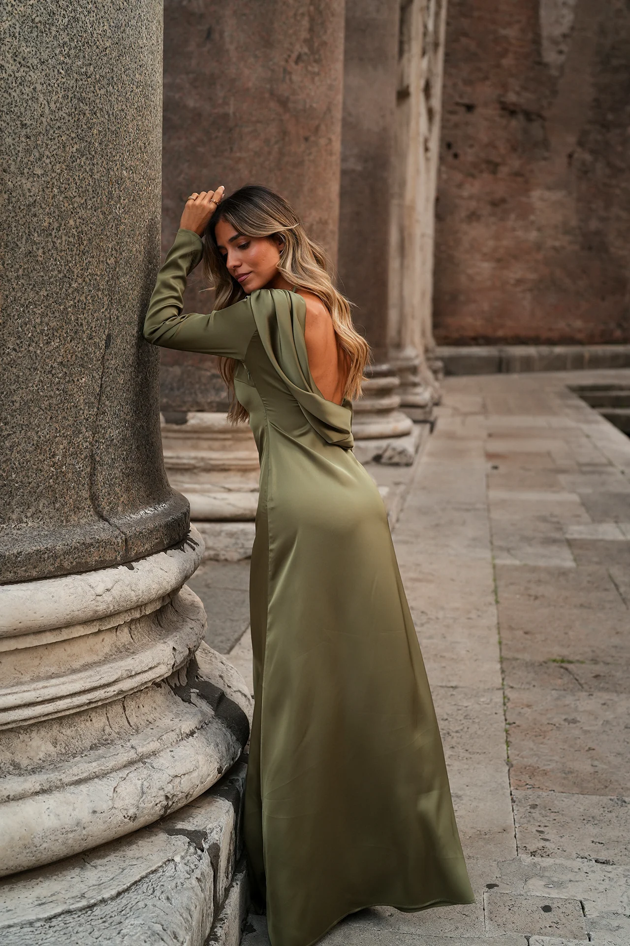 VESTIDO 'GRACELYN' SOFT OLIVA - Image 5