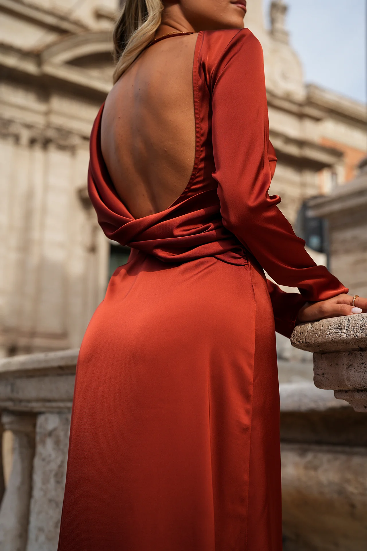 VESTIDO 'GRACELYN' TERRACOTTA - Image 3