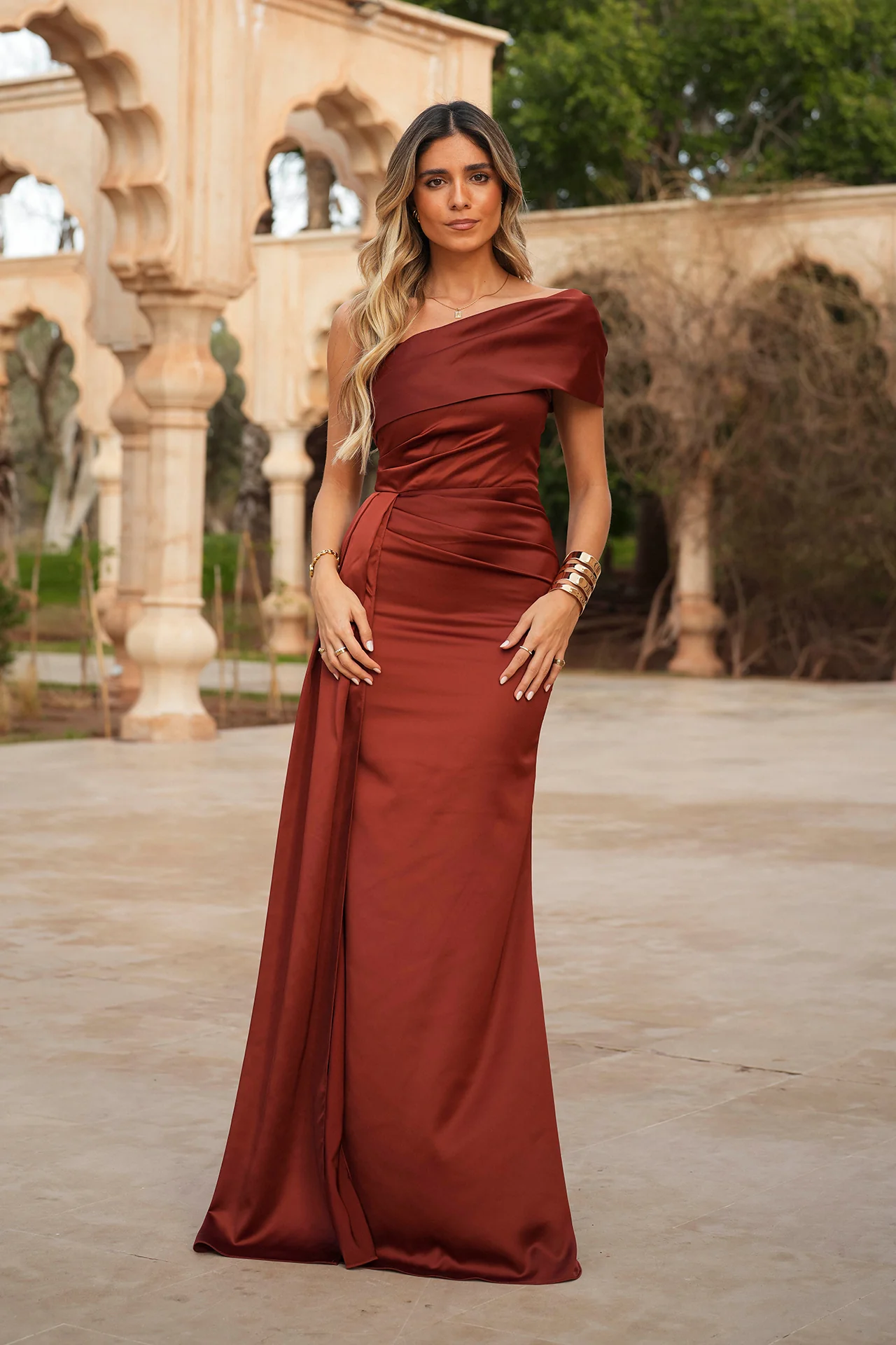 VESTIDO 'INÊS" WARM TERRACOTTA - Image 6