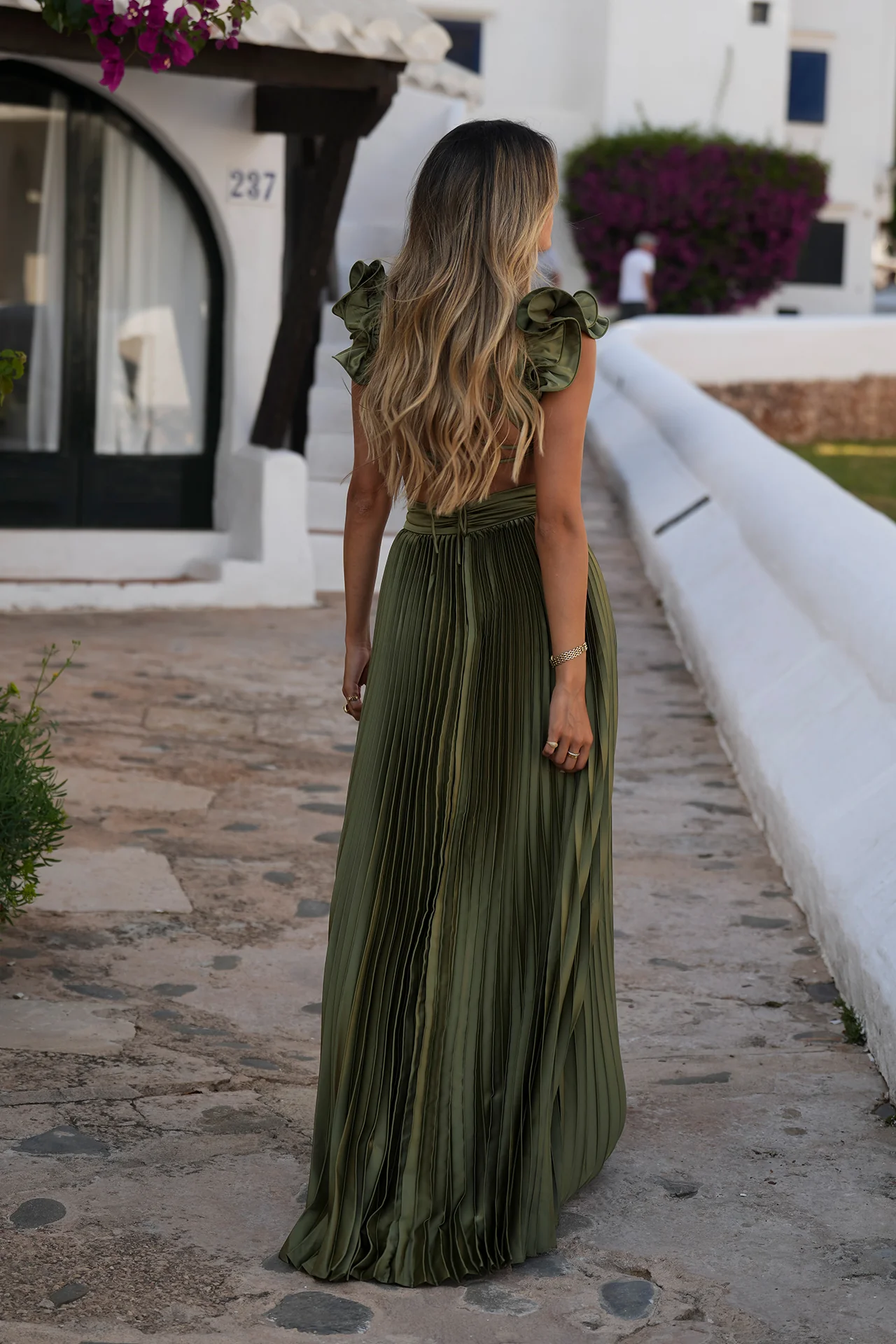 VESTIDO 'JOANNA' SOFT OLIVA - Image 3