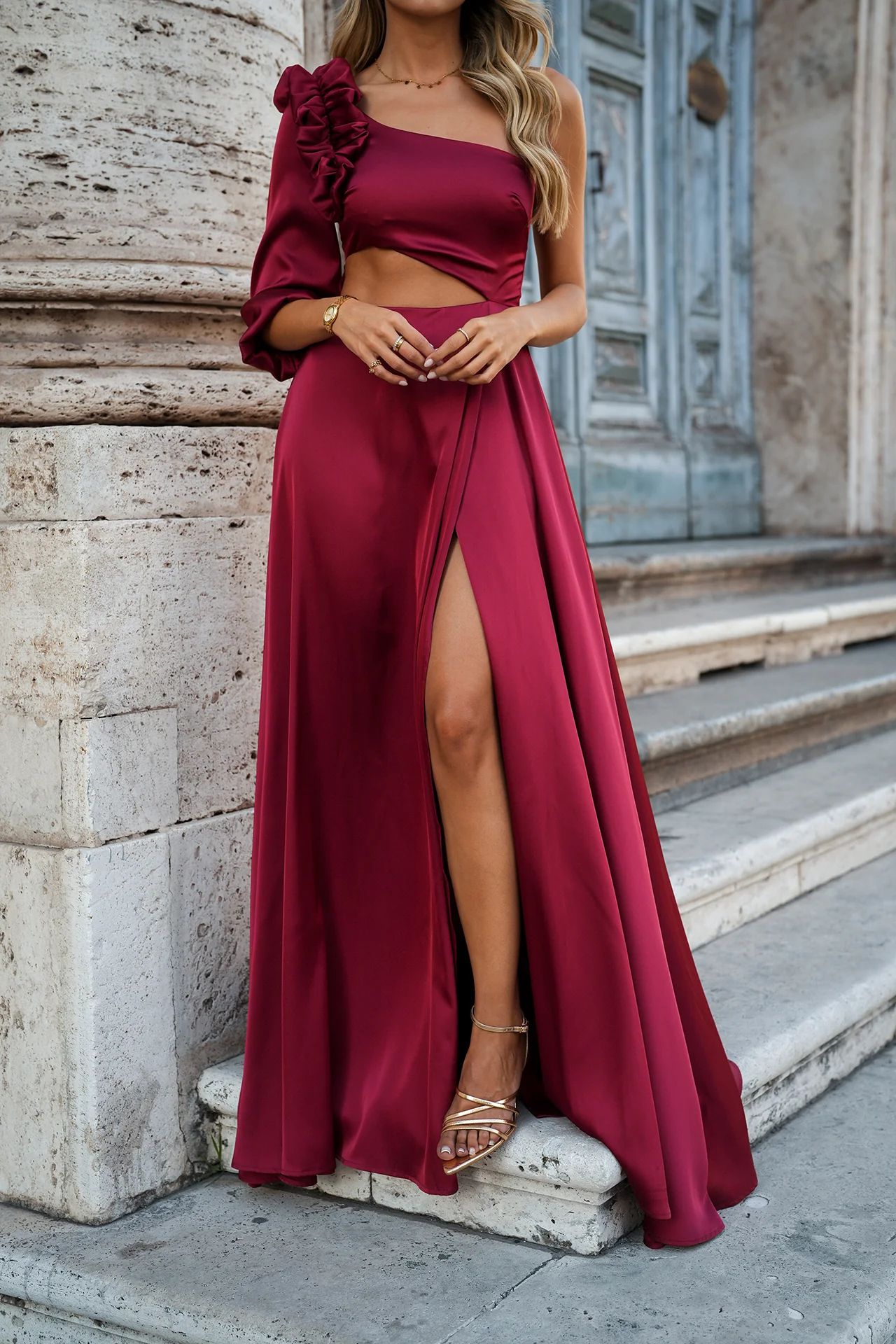 VESTIDO 'JOLENE' BORDÔ - Image 4