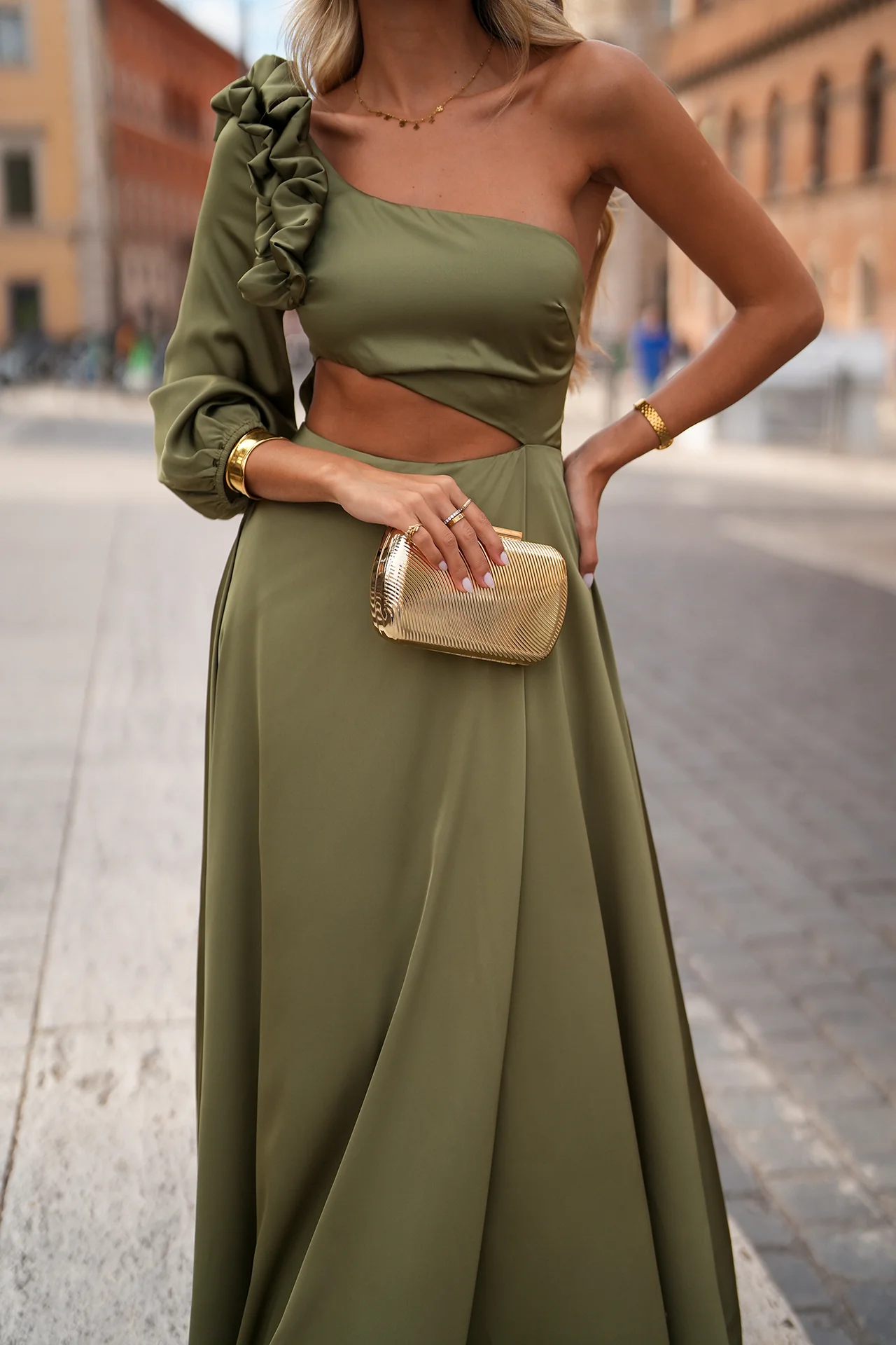 VESTIDO 'JOLENE' SOFT OLIVA - Image 4