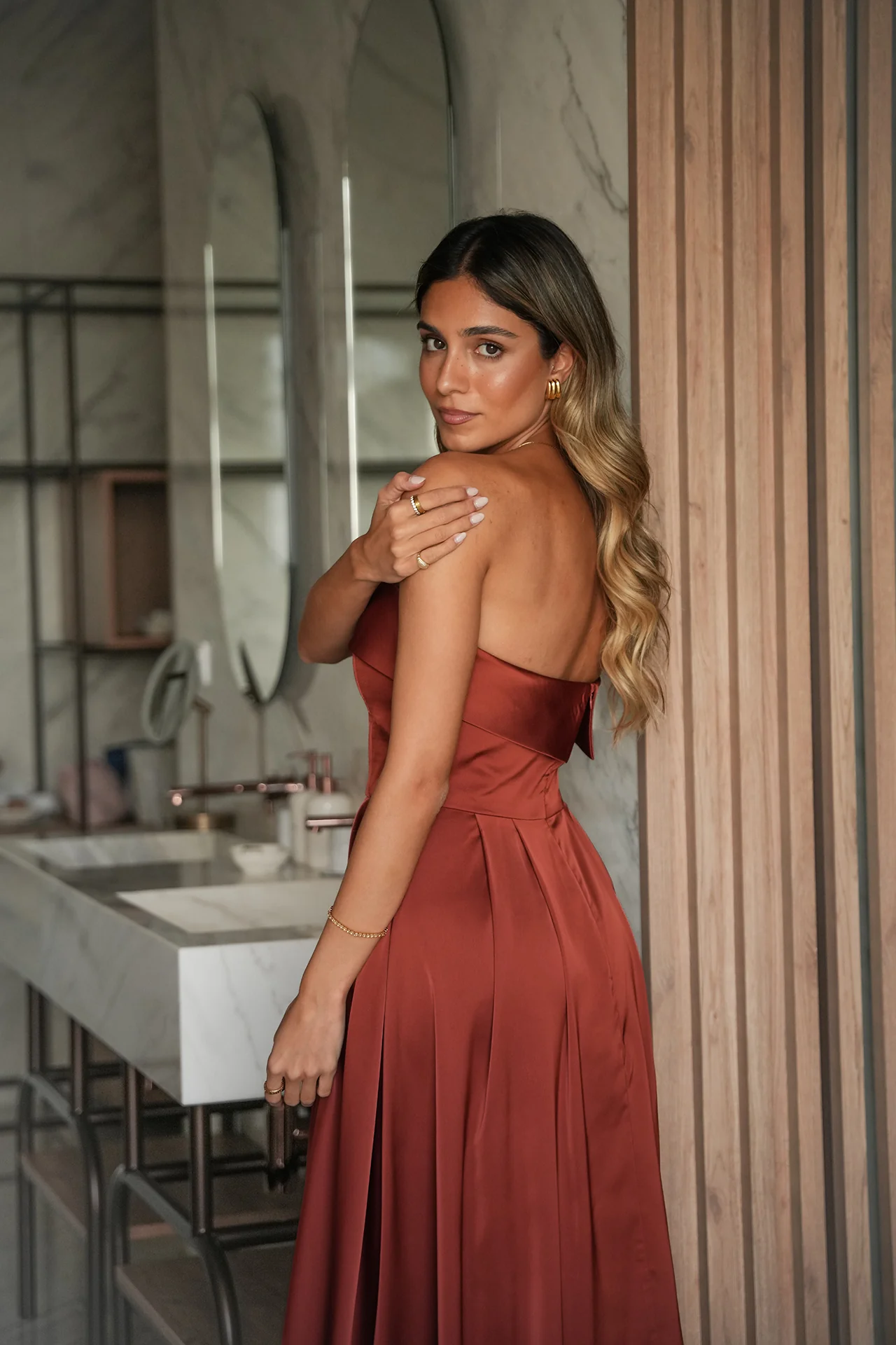 VESTIDO 'LEILA' TERRACOTTA - Image 4