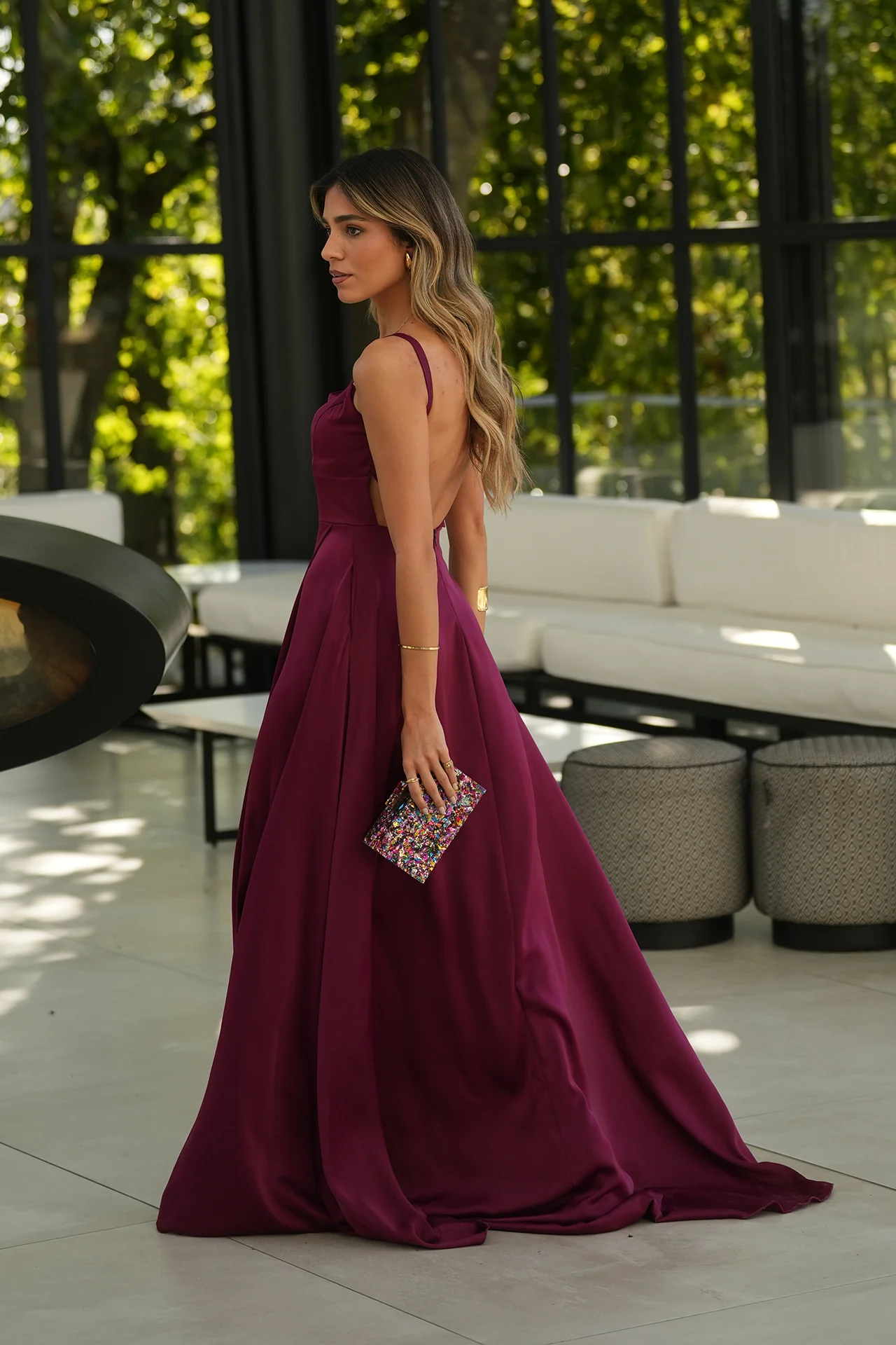 VESTIDO 'LOAN' BORDÔ - Image 7