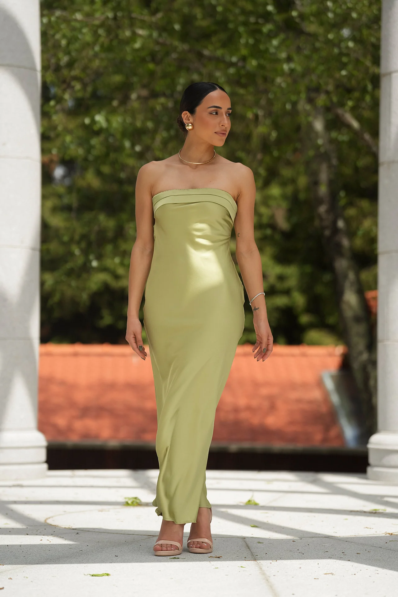 VESTIDO 'LUCY' VERDE MARGARIDA - Image 3