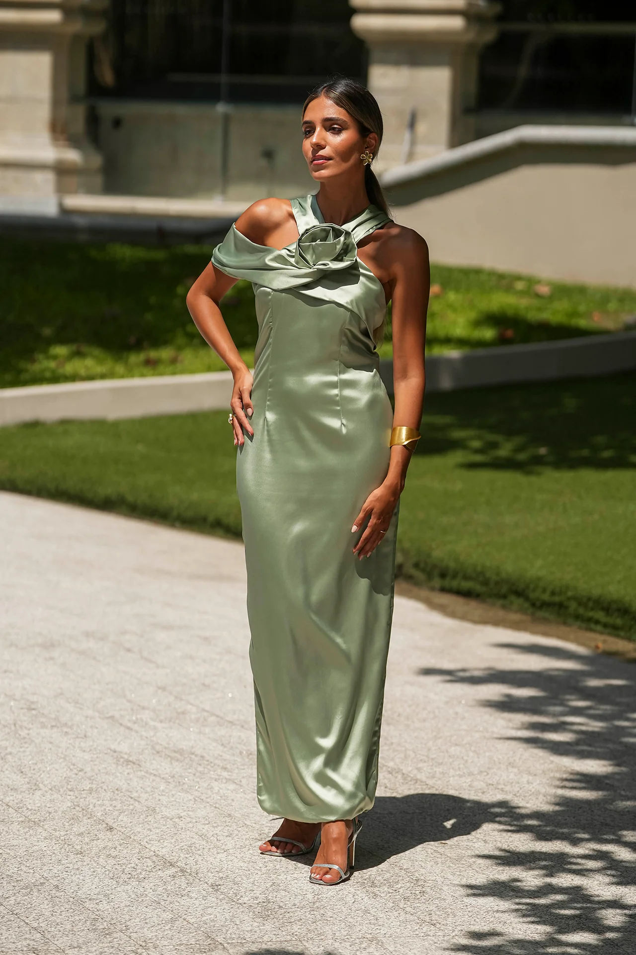 VESTIDO 'MAGDALENA' VERDE SALVIA - Image 5