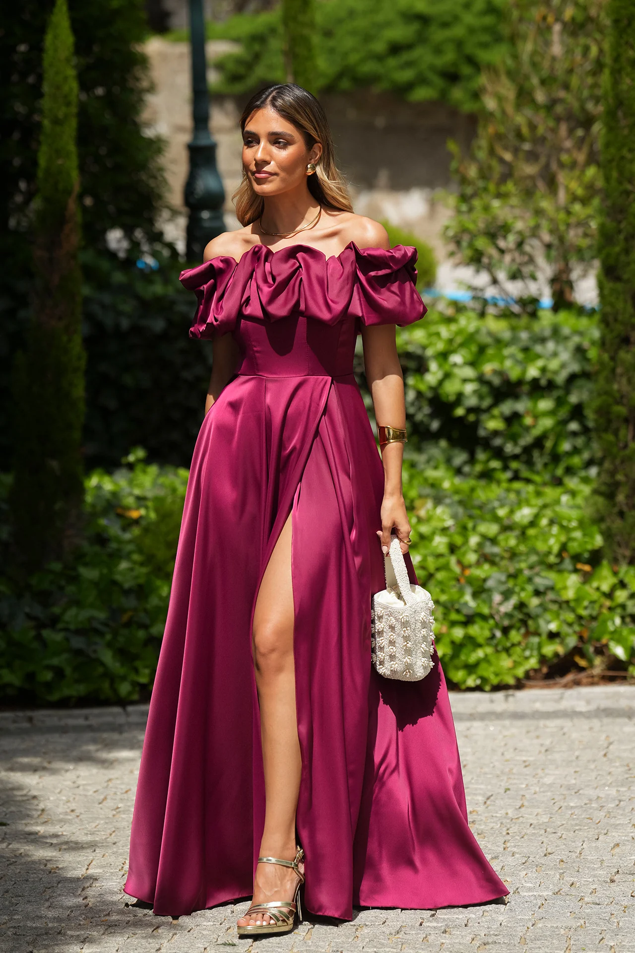 VESTIDO 'MARYA' BORDÔ - Image 4