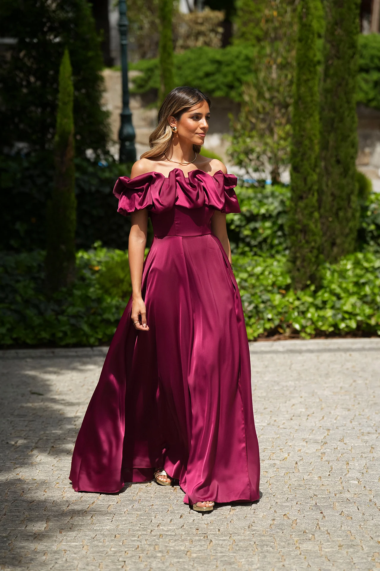 VESTIDO 'MARYA' BORDÔ - Image 7