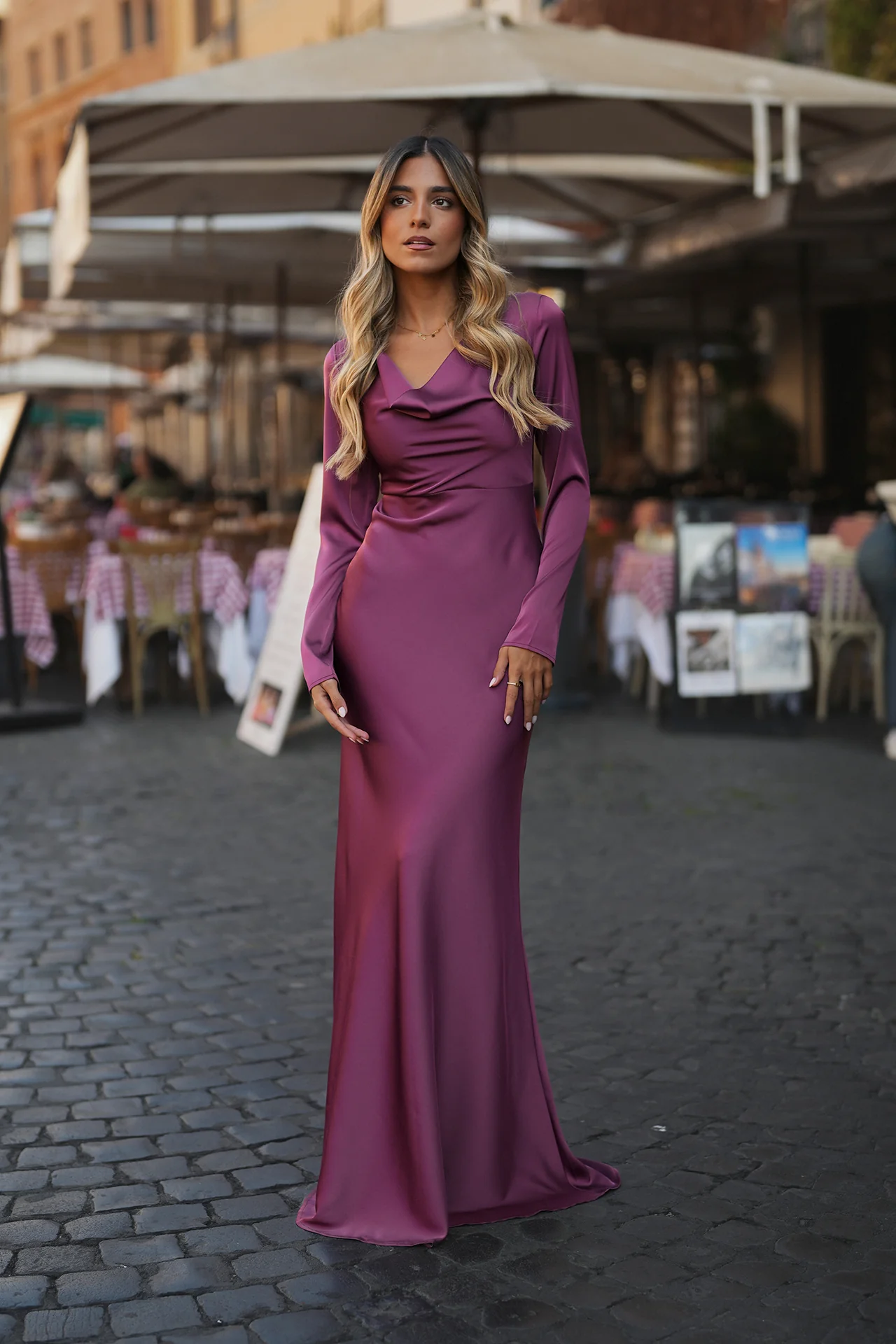 VESTIDO 'NEREID' MALVA - Image 7