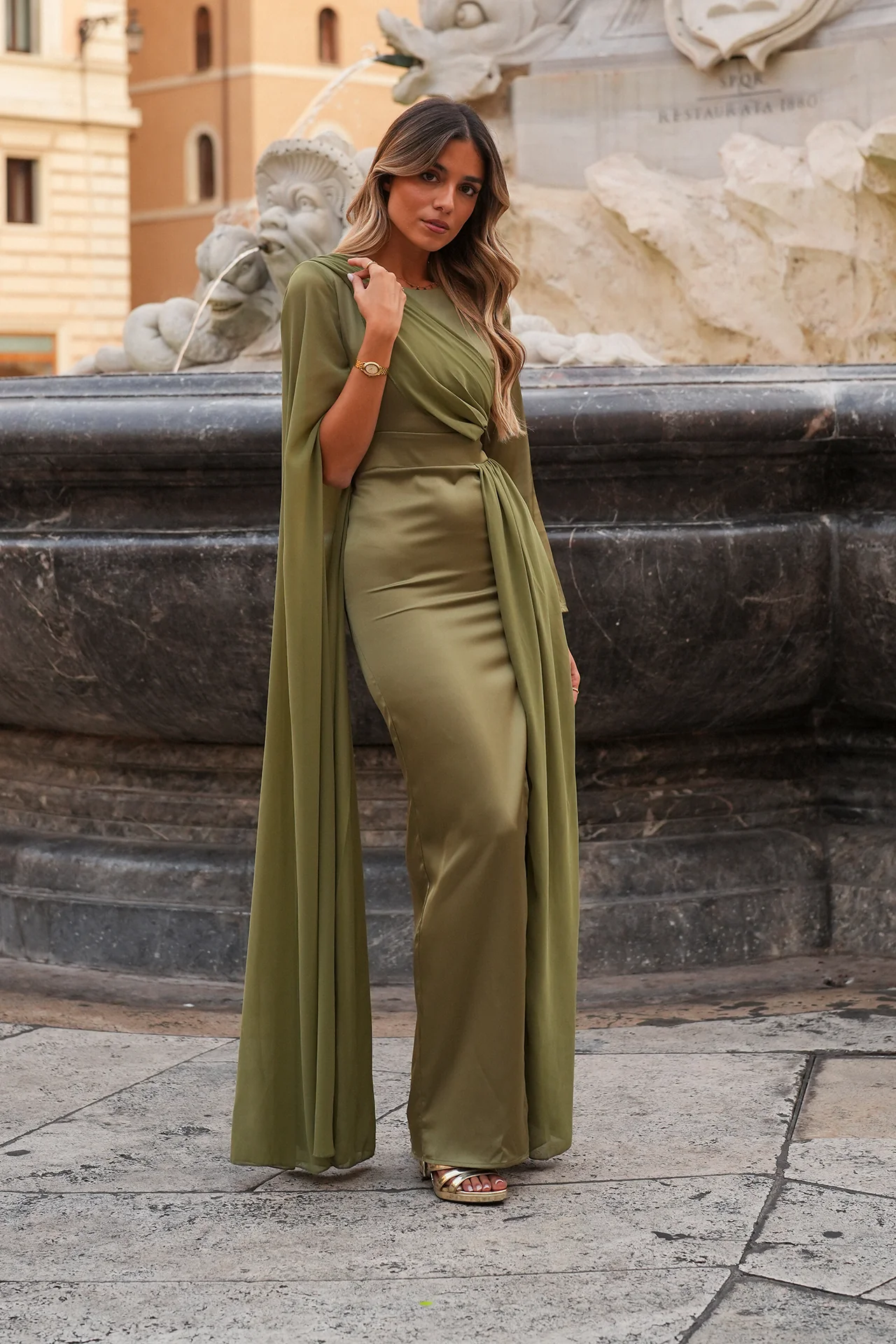 VESTIDO 'NICE' SOFT OLIVA - Image 3